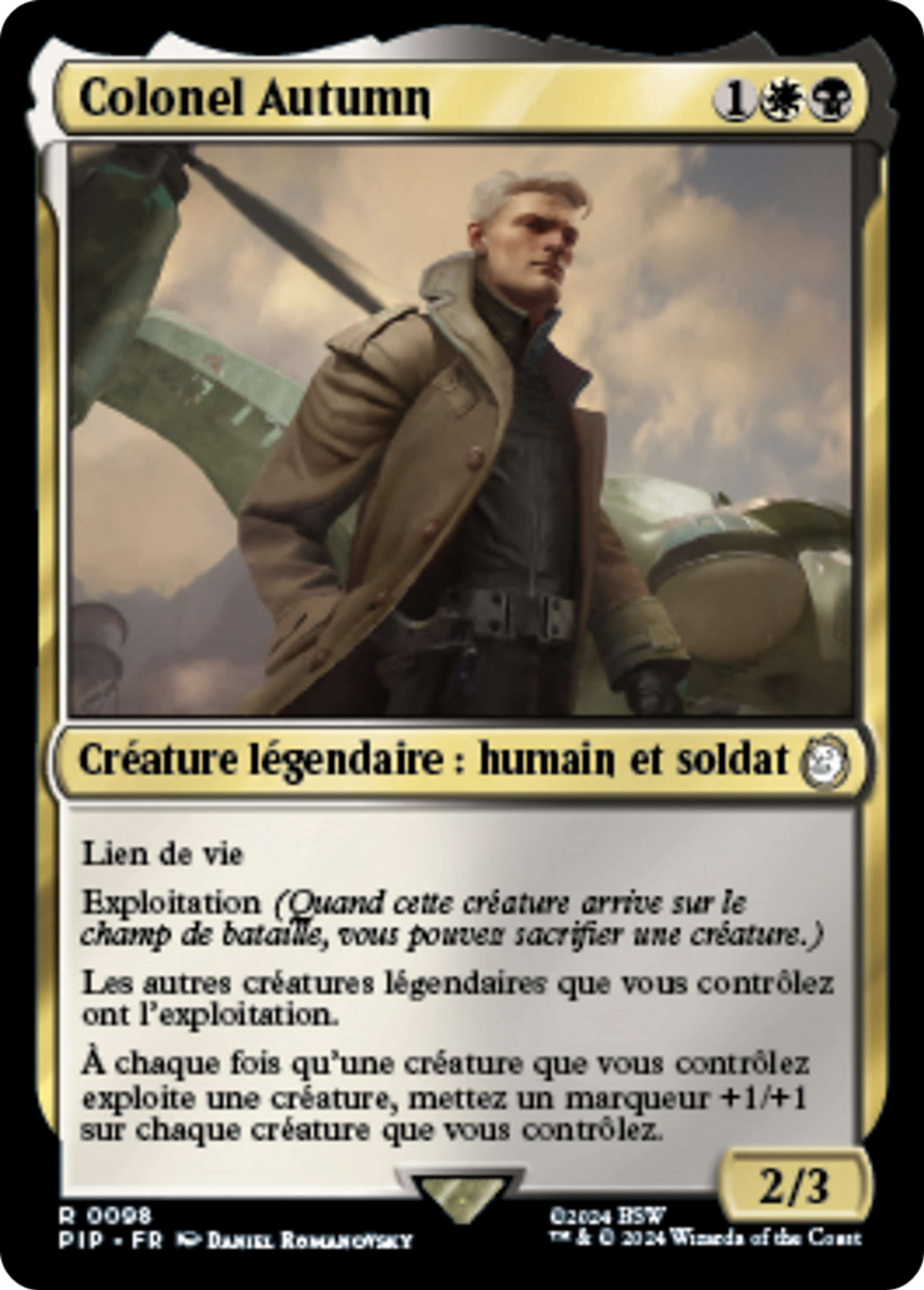 Colonel Autumn — Fallout — Magic: The Gathering