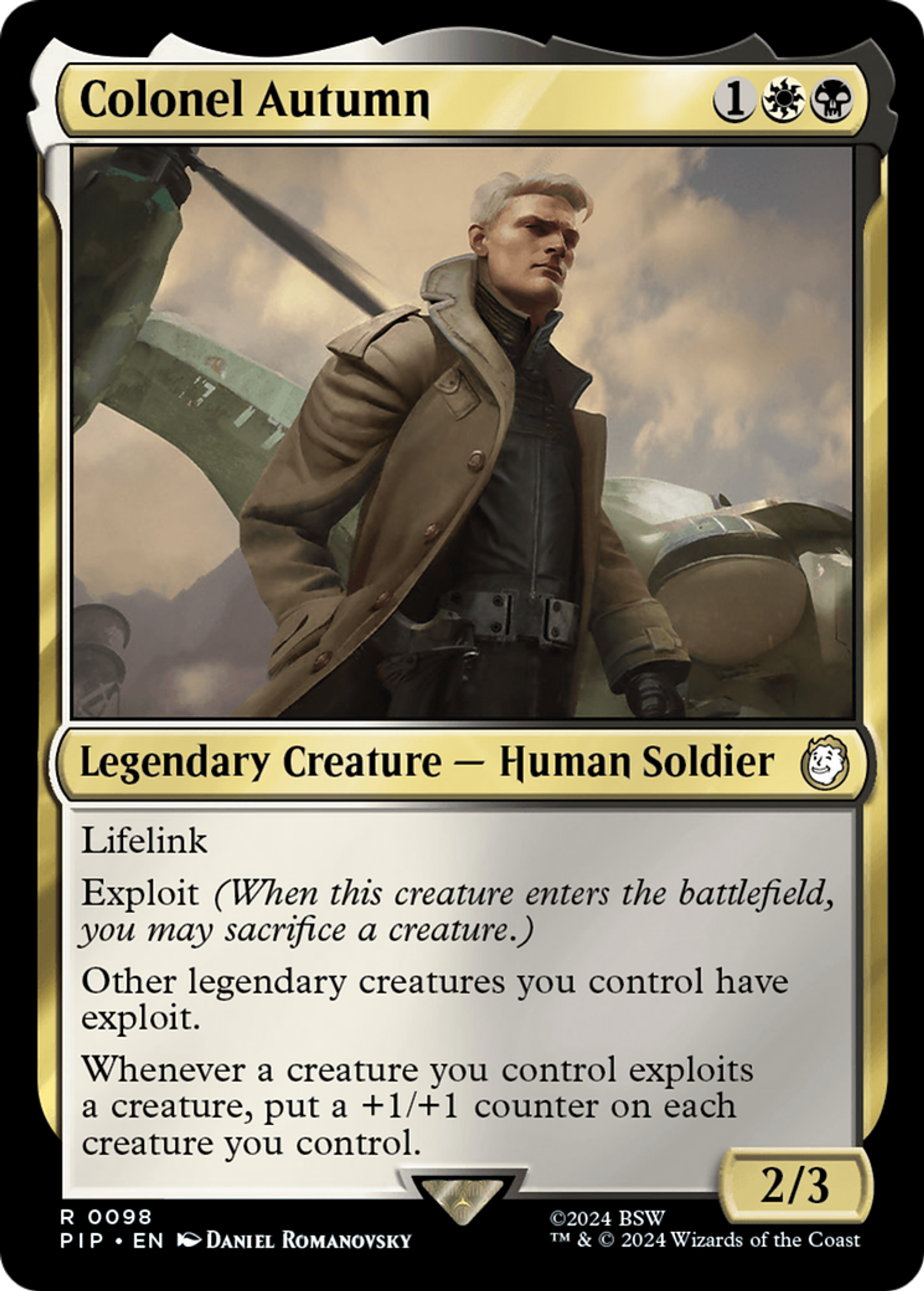 Colonel Autumn — Fallout — Magic: The Gathering