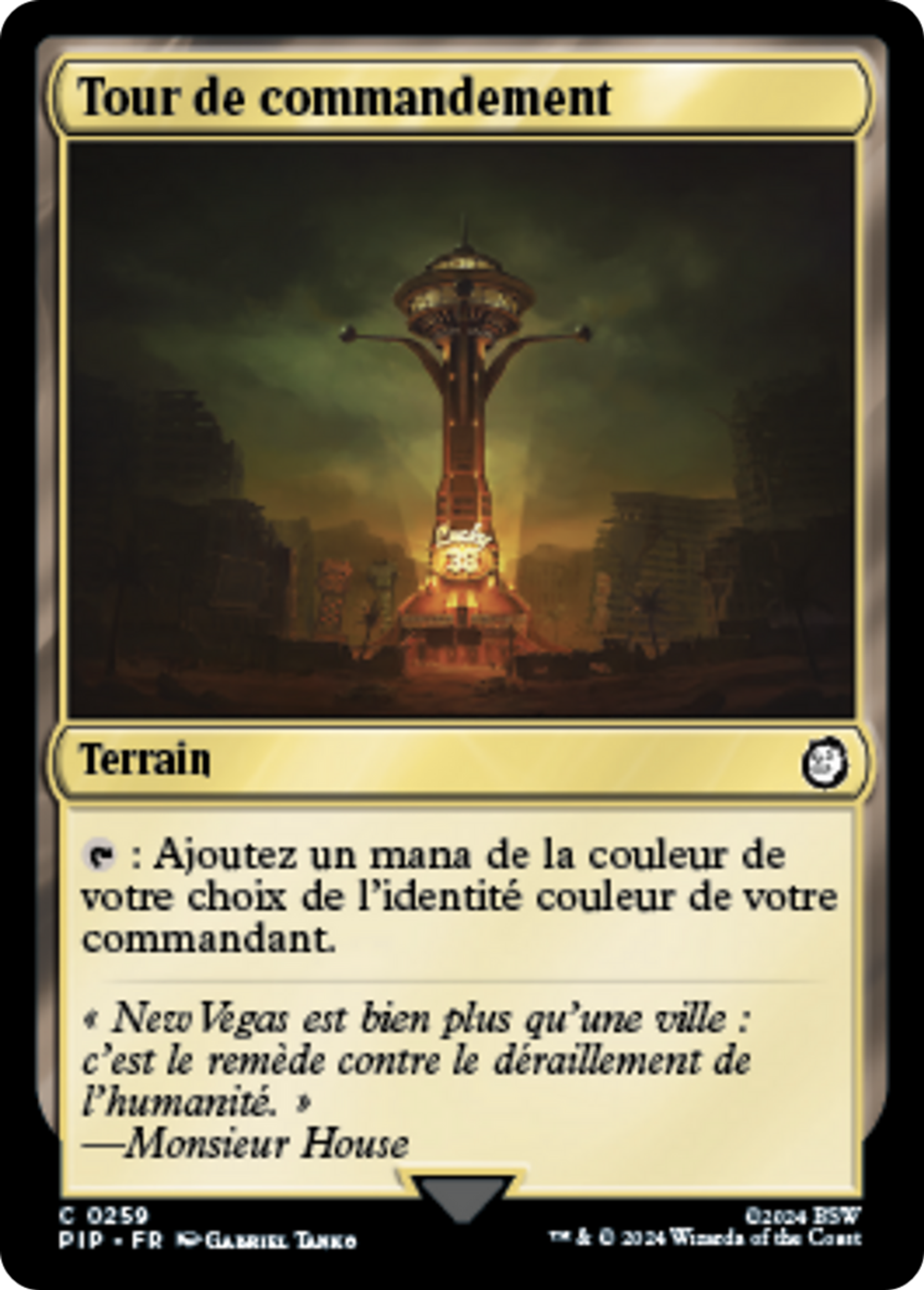 Tour de commandement — Fallout — Magic: The Gathering
