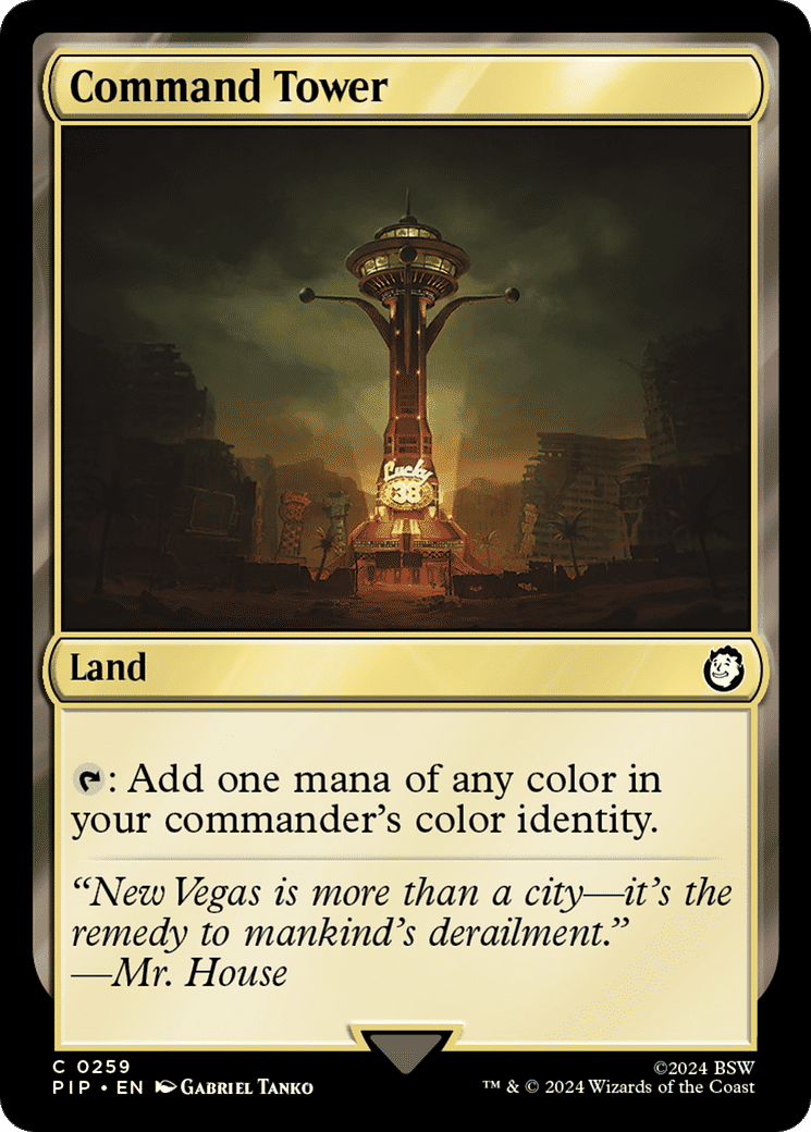 Command Tower — Fallout — Magic: The Gathering
