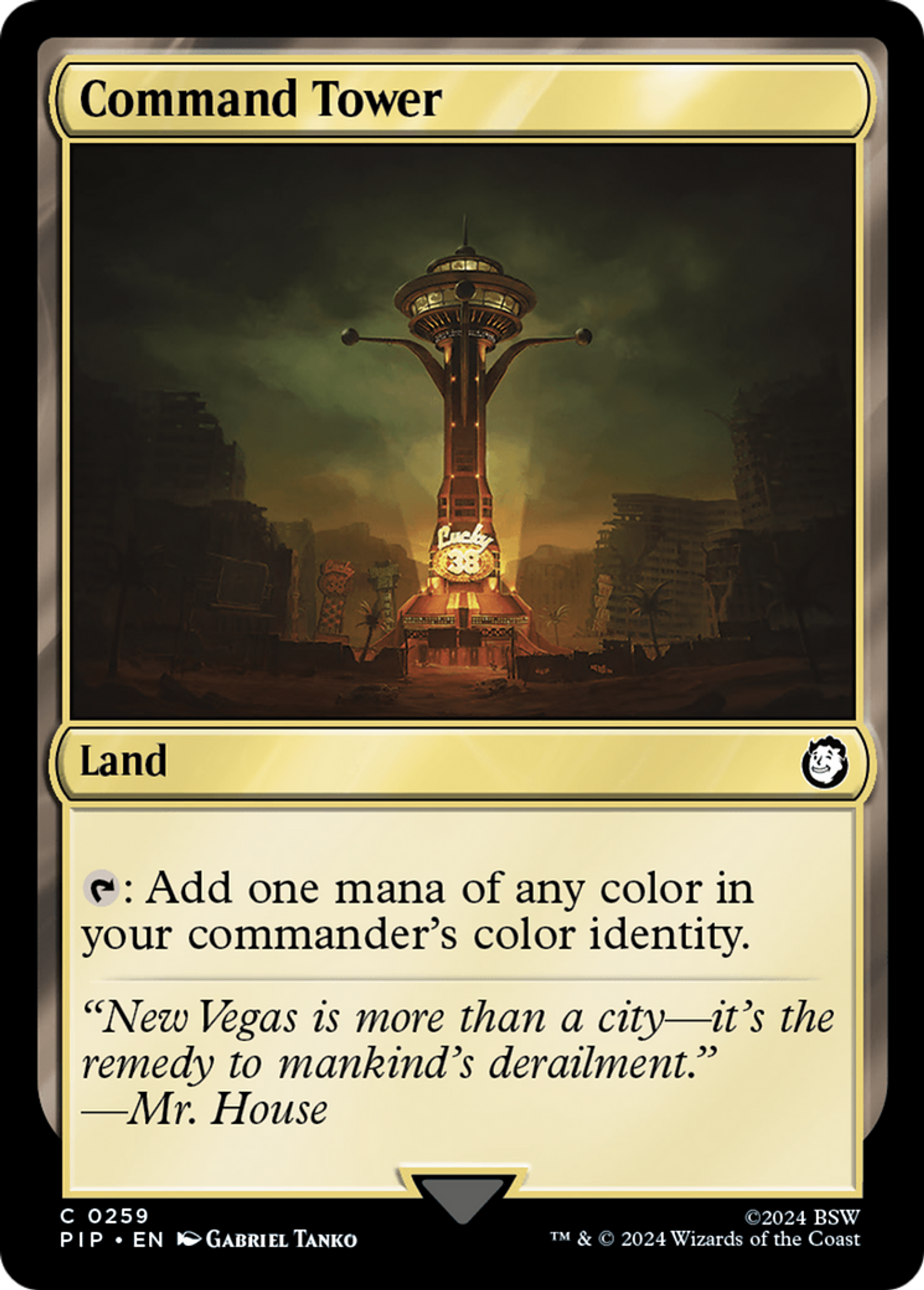 Command Tower — Fallout — Magic: The Gathering