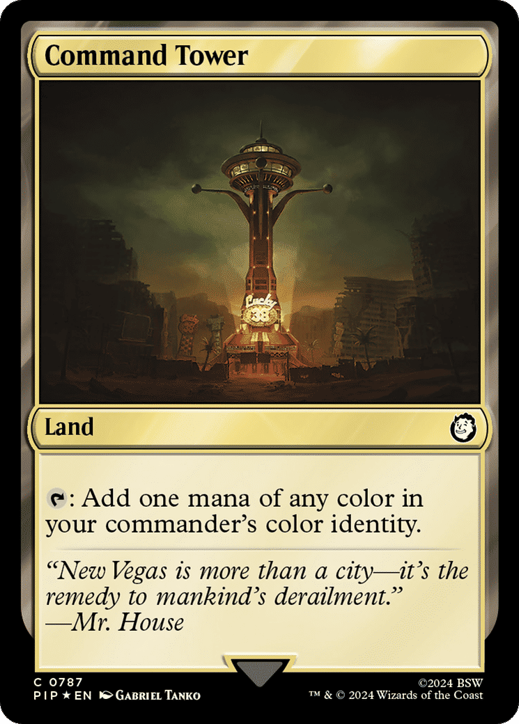 Command Tower — Fallout — Magic: The Gathering