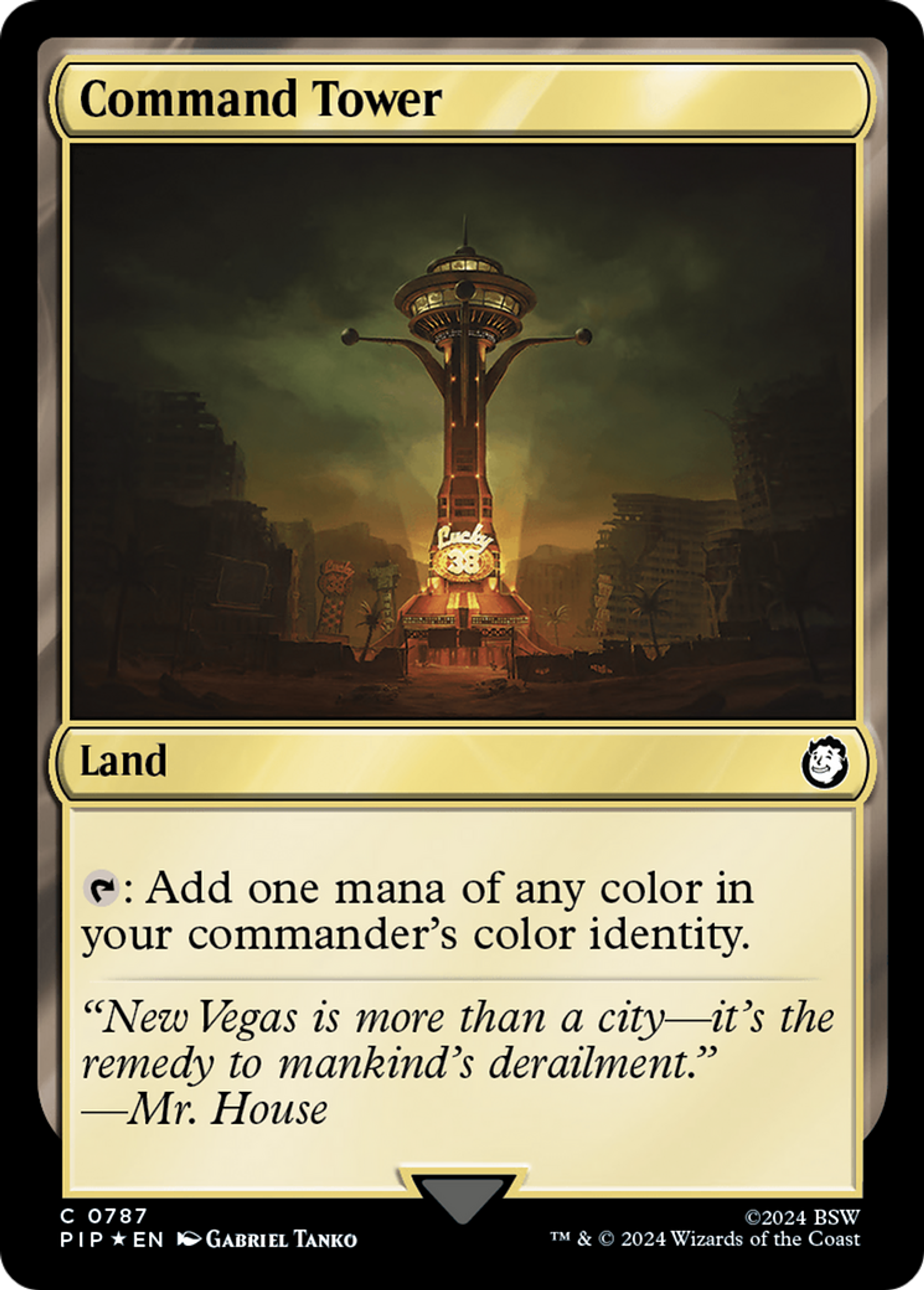 Tour de commandement — Fallout — Magic: The Gathering