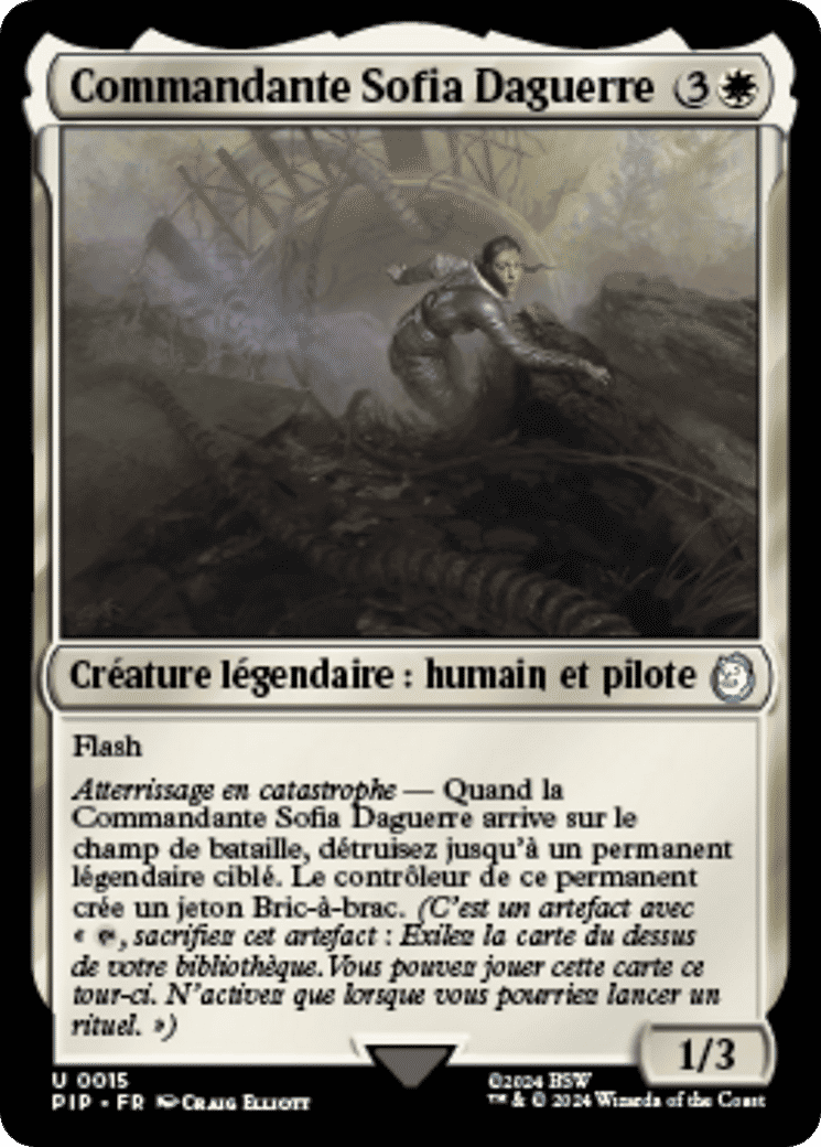 Commandante Sofia Daguerre — Fallout — Magic: The Gathering