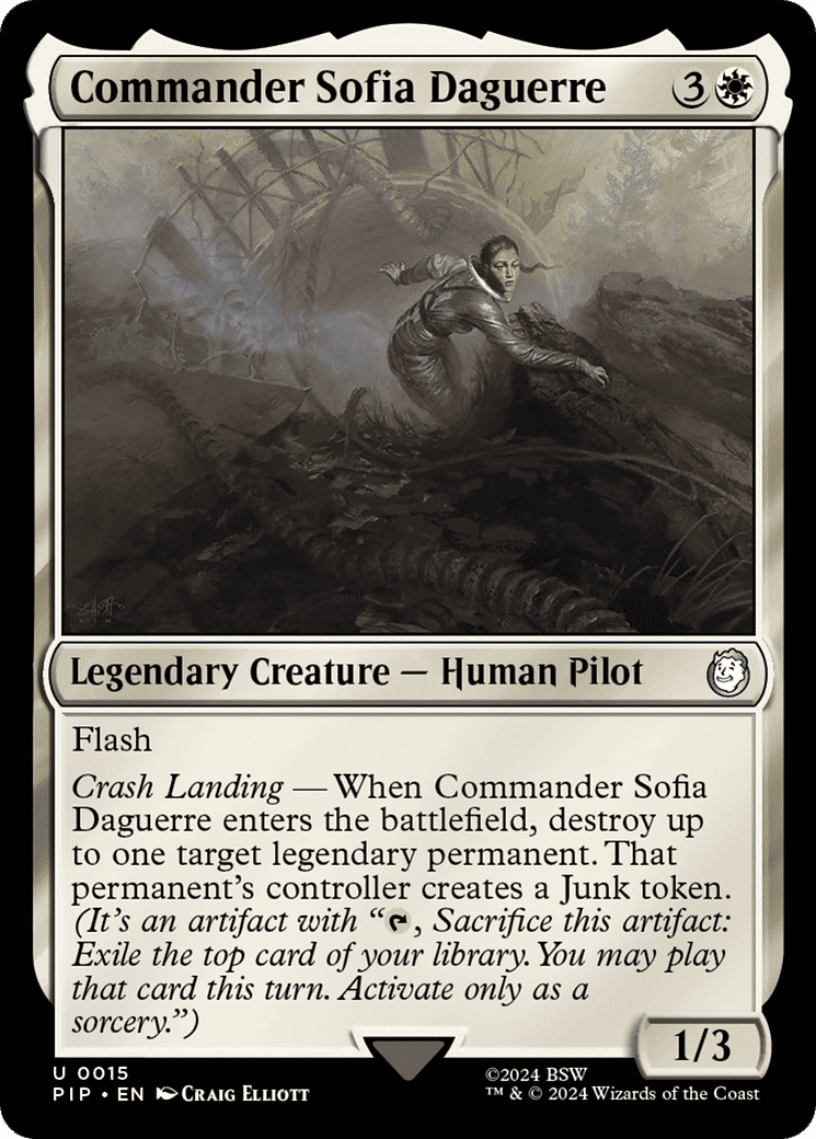 Commander Sofia Daguerre — Fallout — Magic: The Gathering