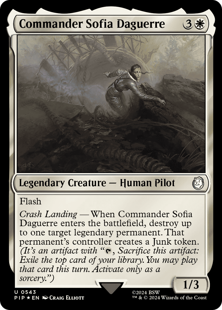 Commander Sofia Daguerre — Fallout — Magic: The Gathering