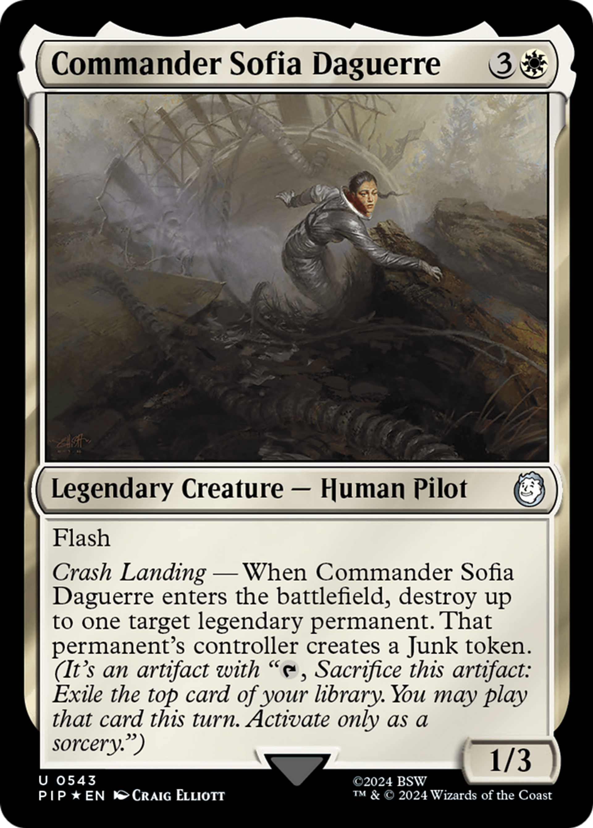 Commandante Sofia Daguerre — Fallout — Magic: The Gathering