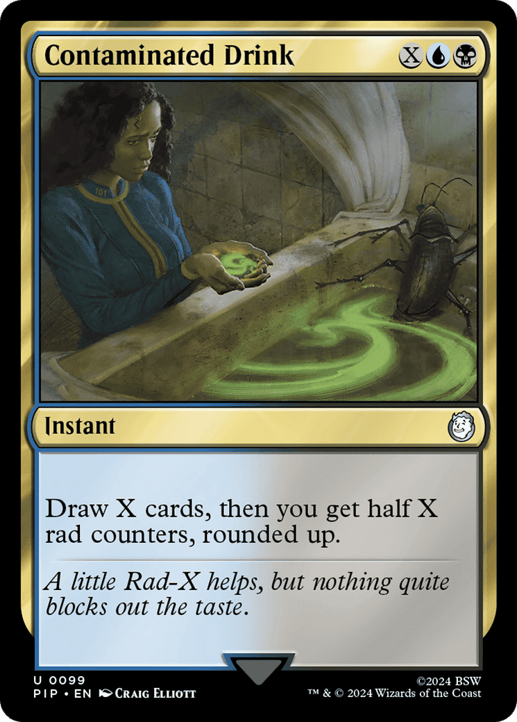 Contaminated Drink — Fallout — Magic: The Gathering