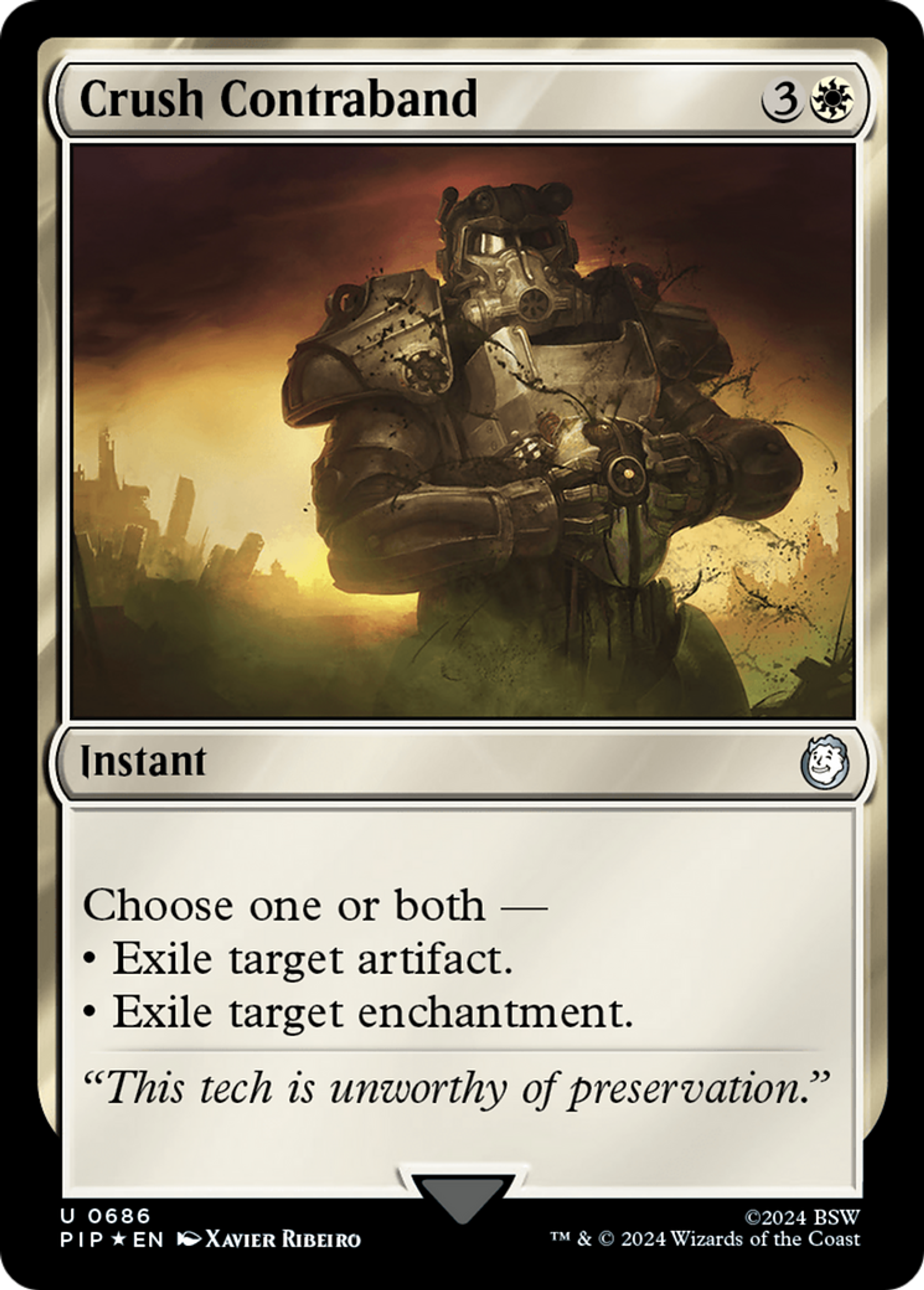 Crush Contraband — Fallout — Magic: The Gathering