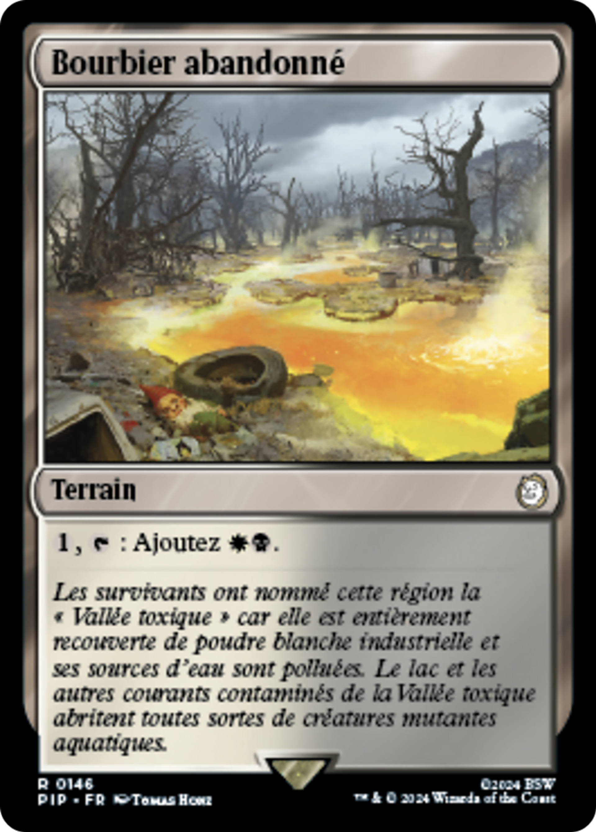 Bourbier abandonné — Fallout — Magic: The Gathering