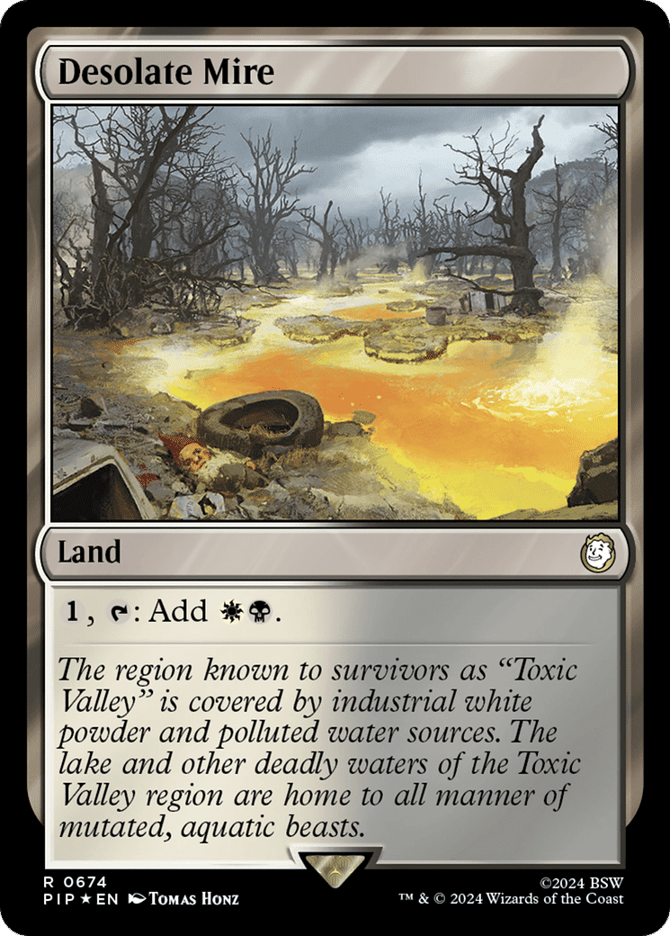 Desolate Mire — Fallout — Magic: The Gathering