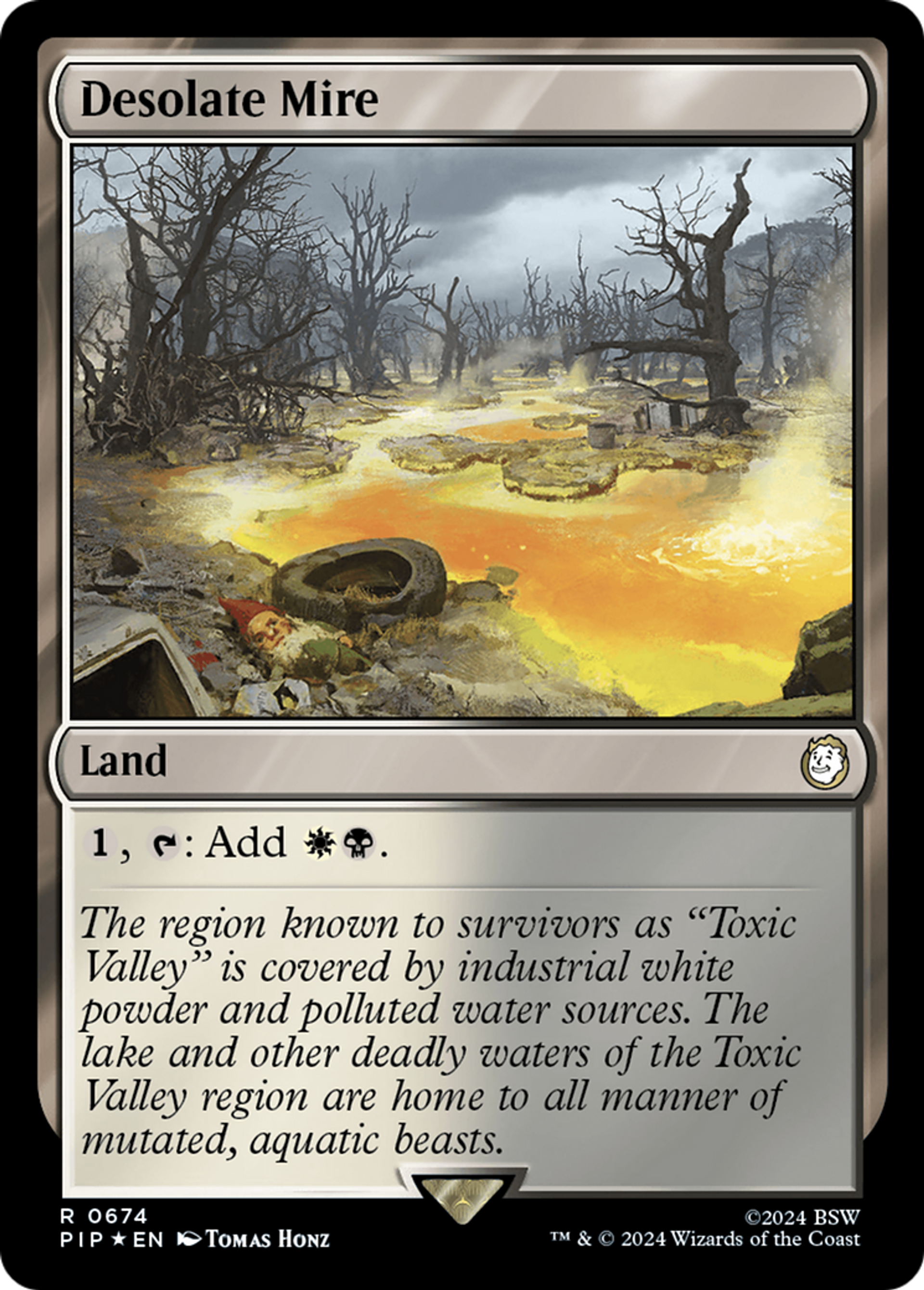 Bourbier abandonné — Fallout — Magic: The Gathering