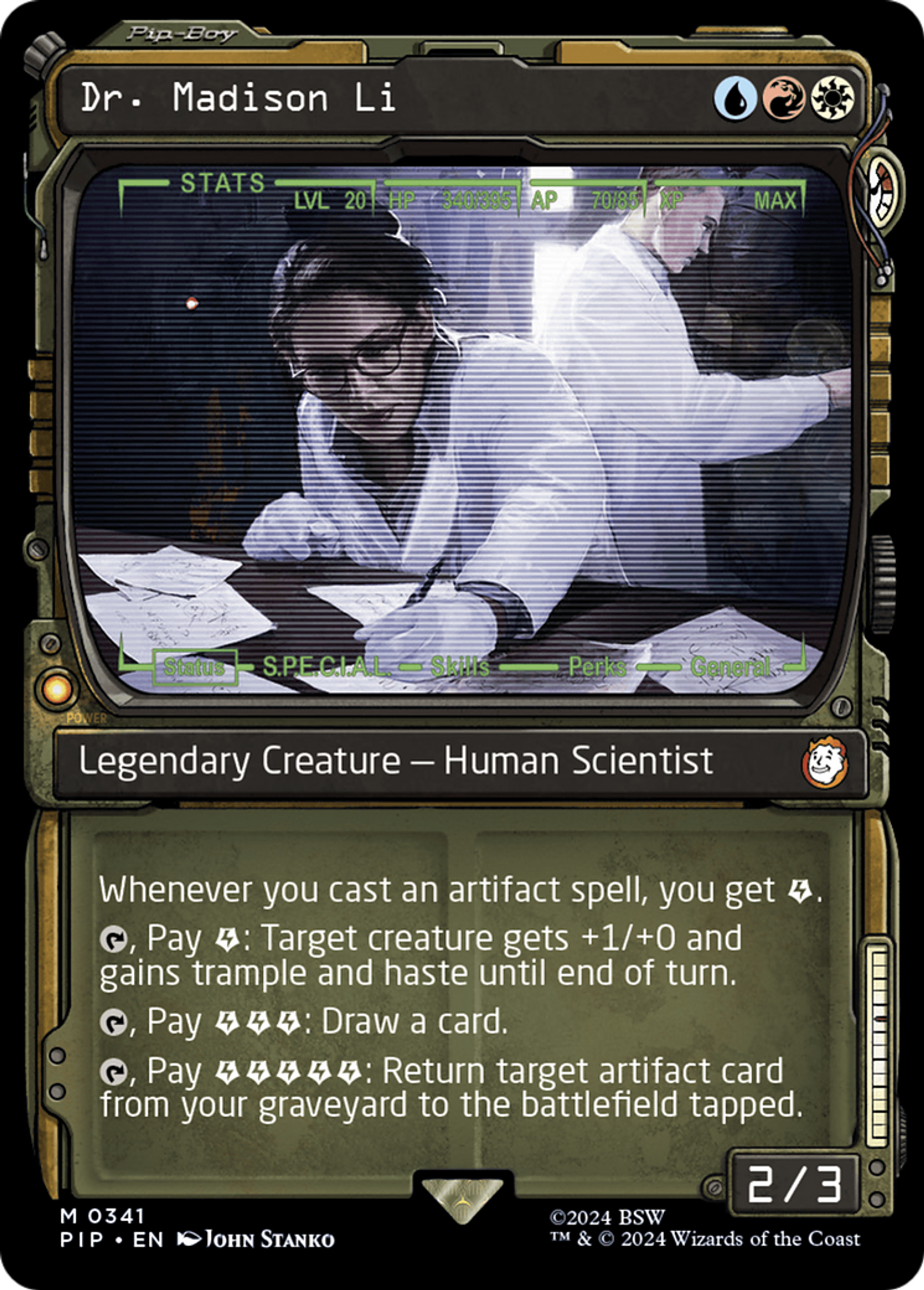 Dr. Madison Li — Fallout — Magic: The Gathering