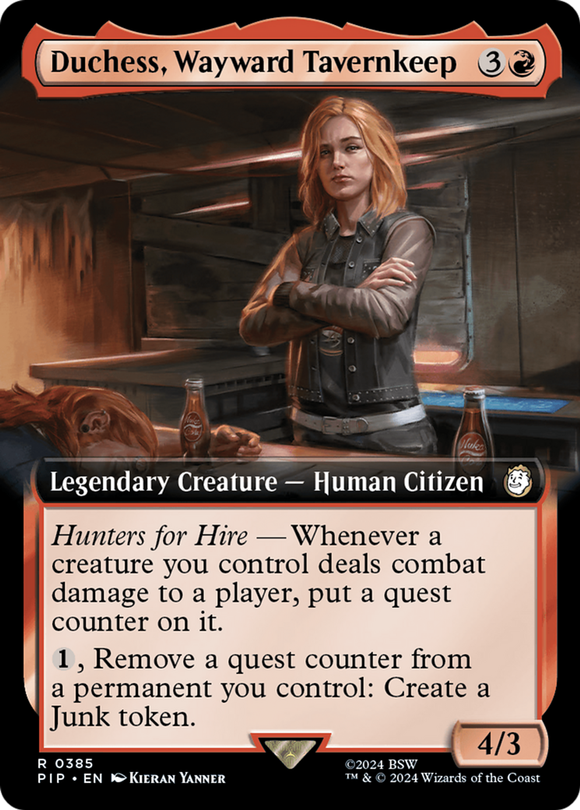 Duchess, Wayward Tavernkeep — Fallout — Magic: The Gathering