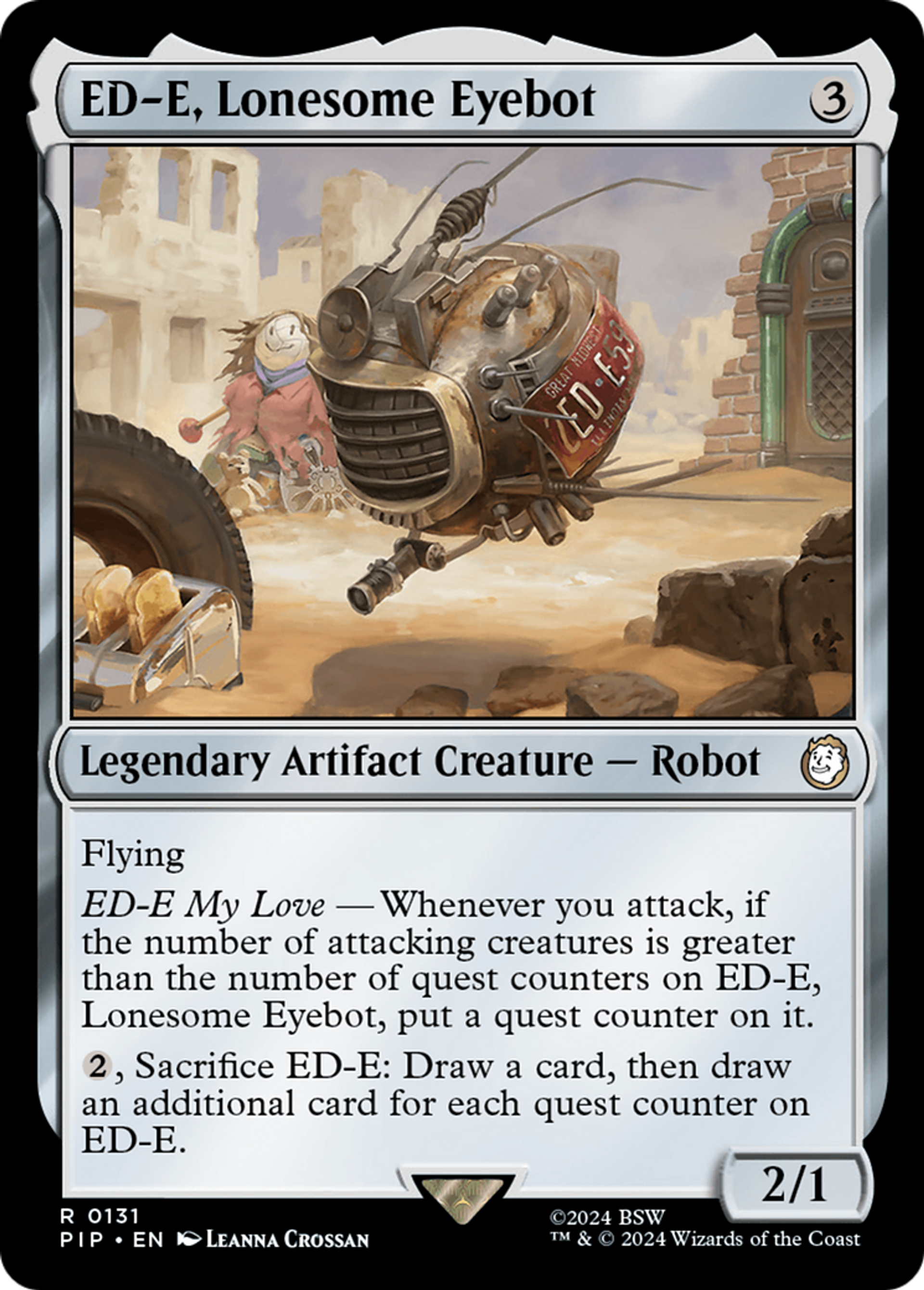 ED-E, Eyebot solitaire — Fallout — Magic: The Gathering