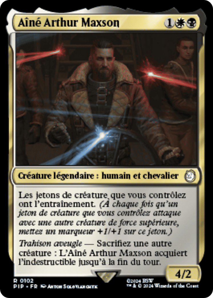 Aîné Arthur Maxson — Fallout — Magic: The Gathering
