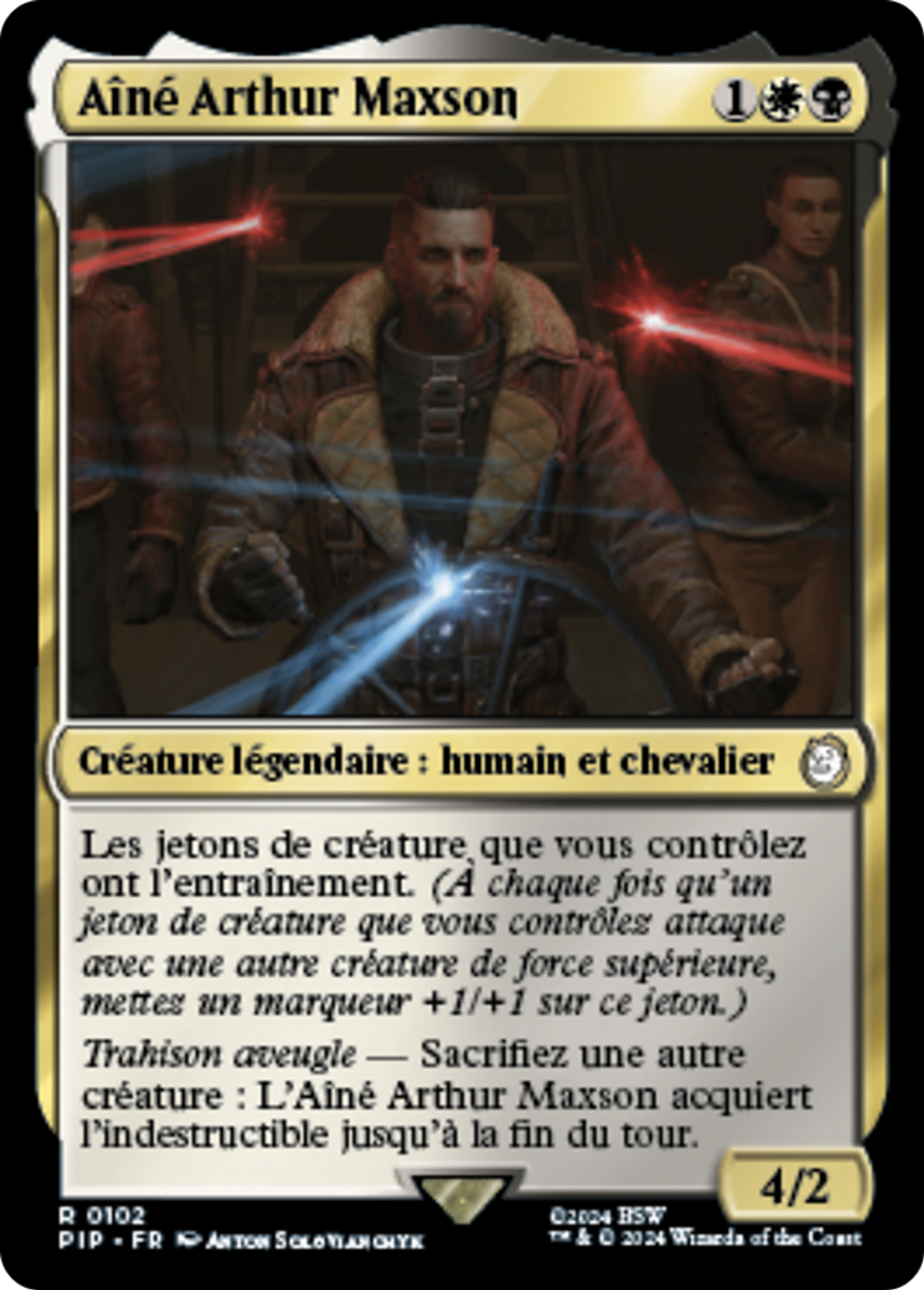Aîné Arthur Maxson — Fallout — Magic: The Gathering