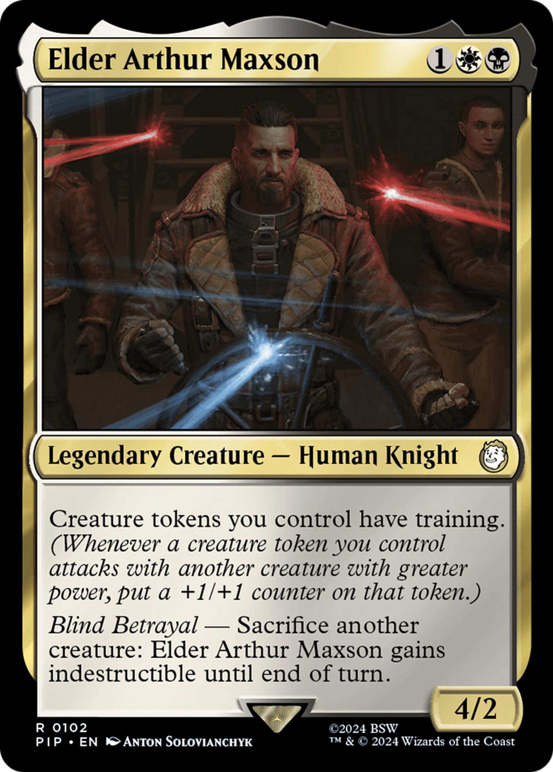 Aîné Arthur Maxson — Fallout — Magic: The Gathering
