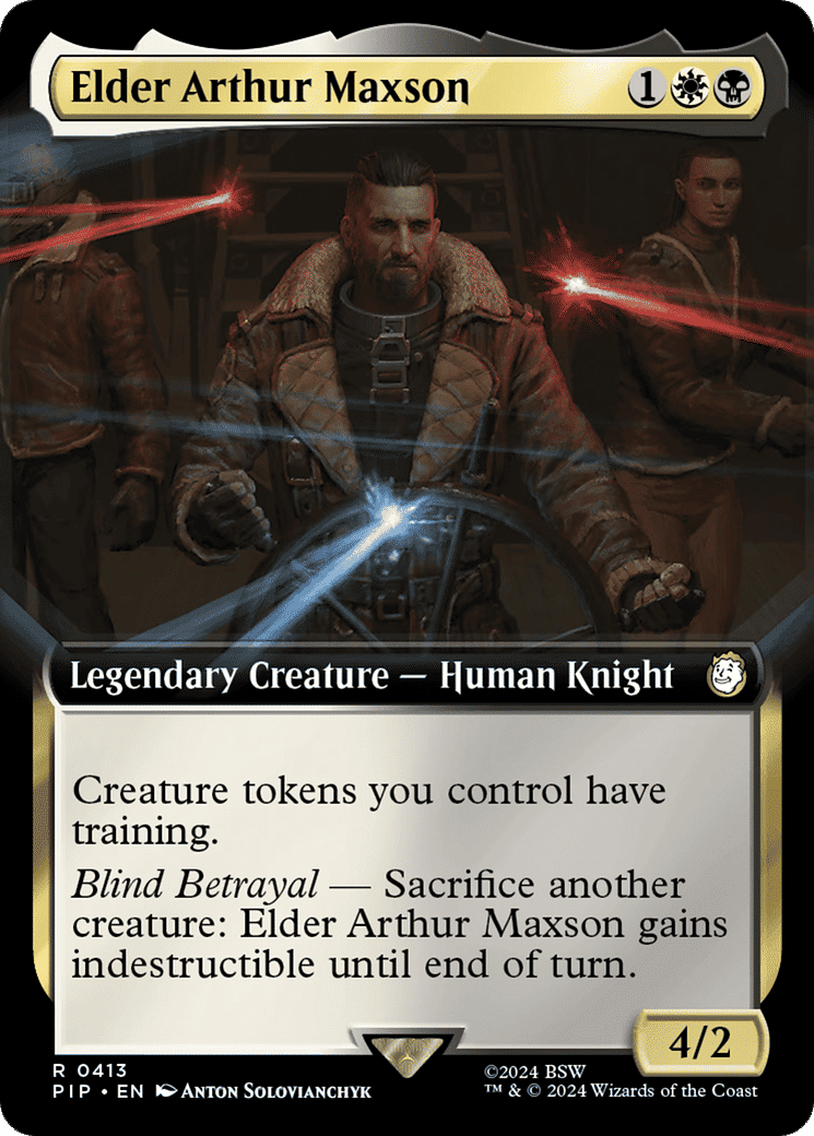 Elder Arthur Maxson — Fallout — Magic: The Gathering