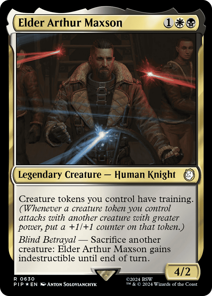 Elder Arthur Maxson — Fallout — Magic: The Gathering