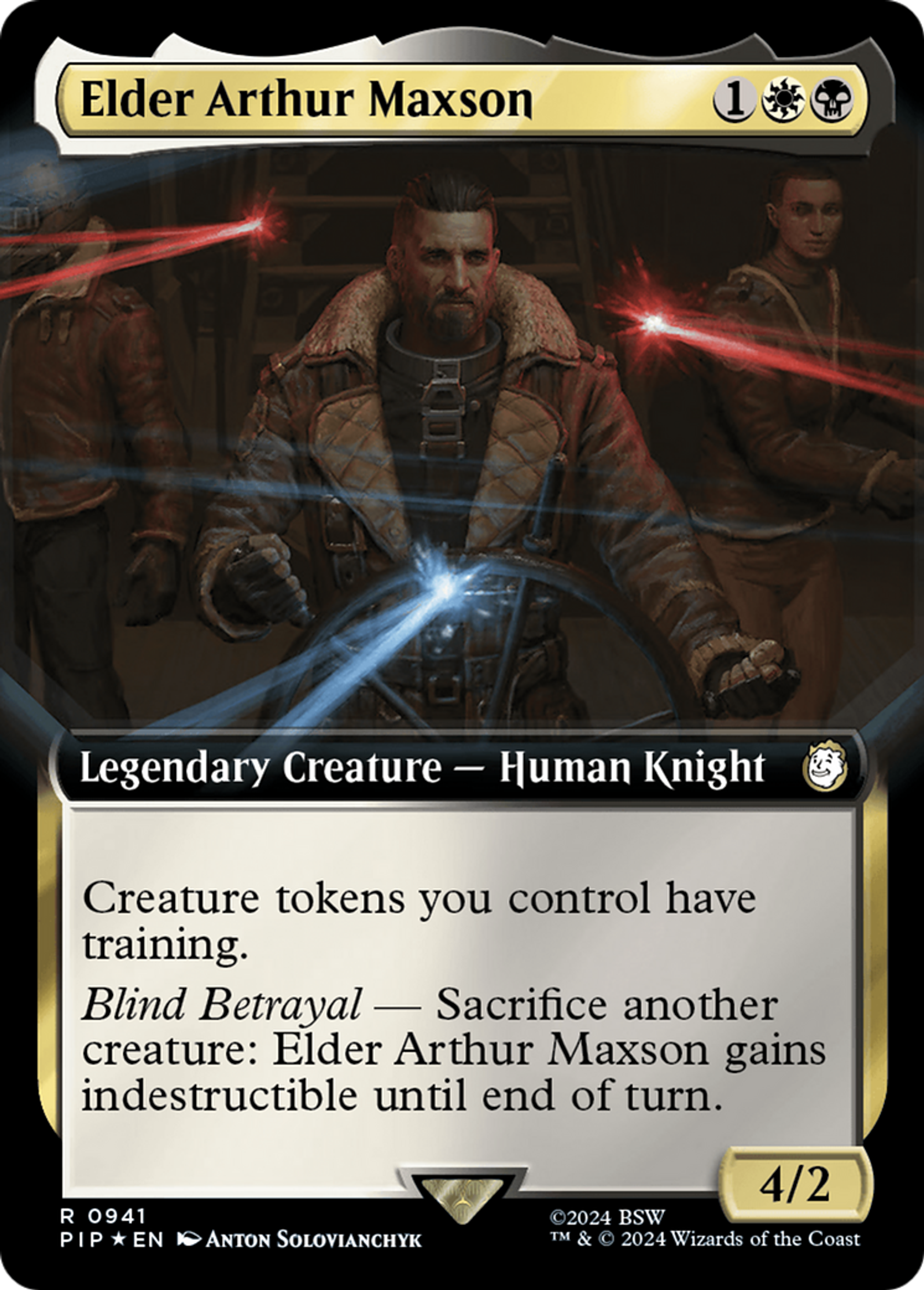 Aîné Arthur Maxson — Fallout — Magic: The Gathering
