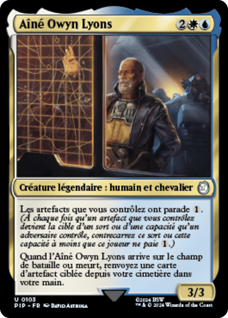 Aîné Owyn Lyons — Fallout — Magic: The Gathering