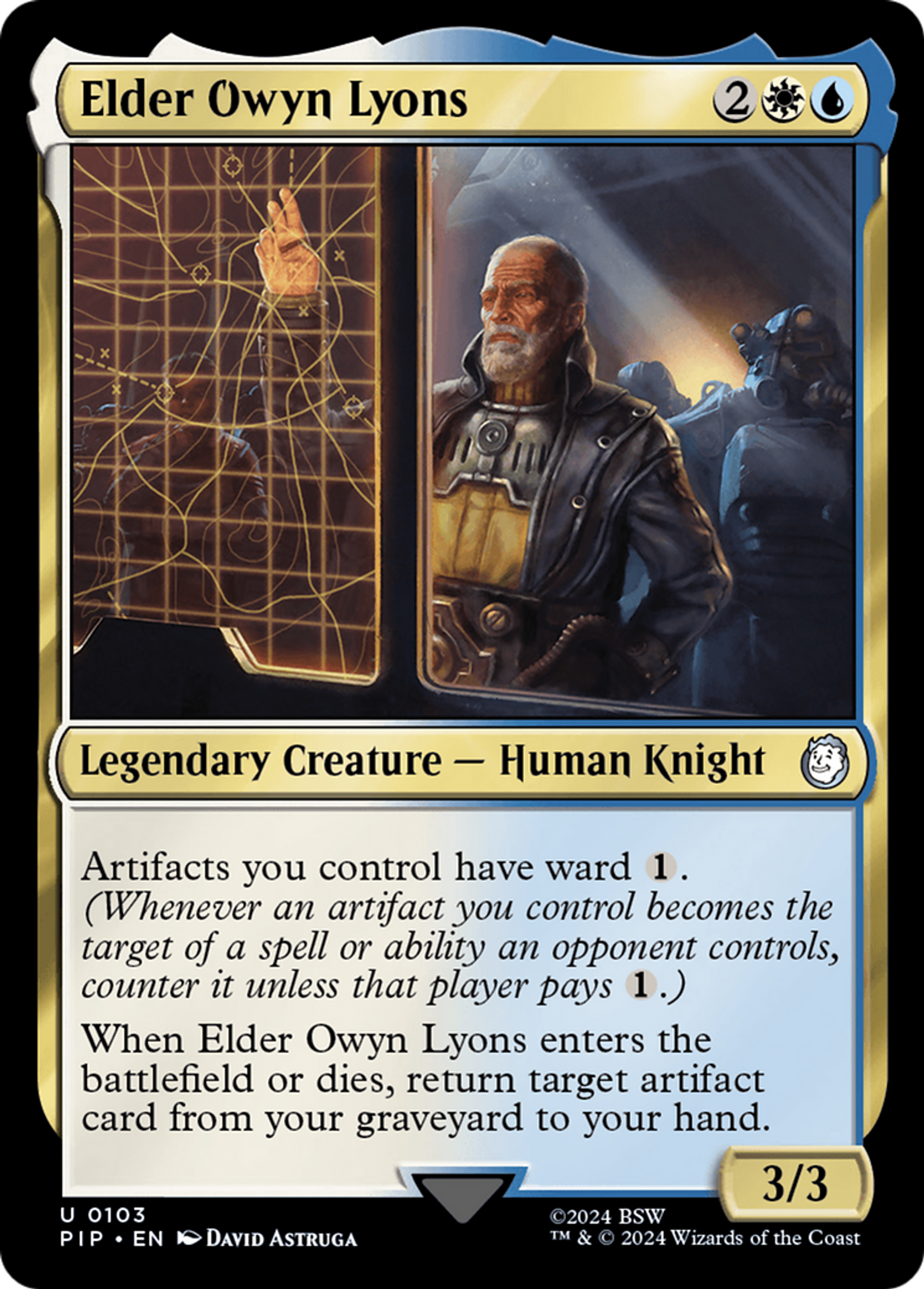 Aîné Owyn Lyons — Fallout — Magic: The Gathering