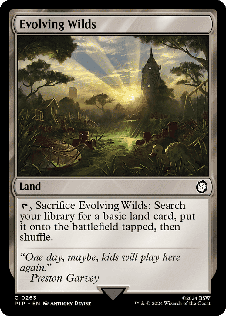 Evolving Wilds — Fallout — Magic: The Gathering