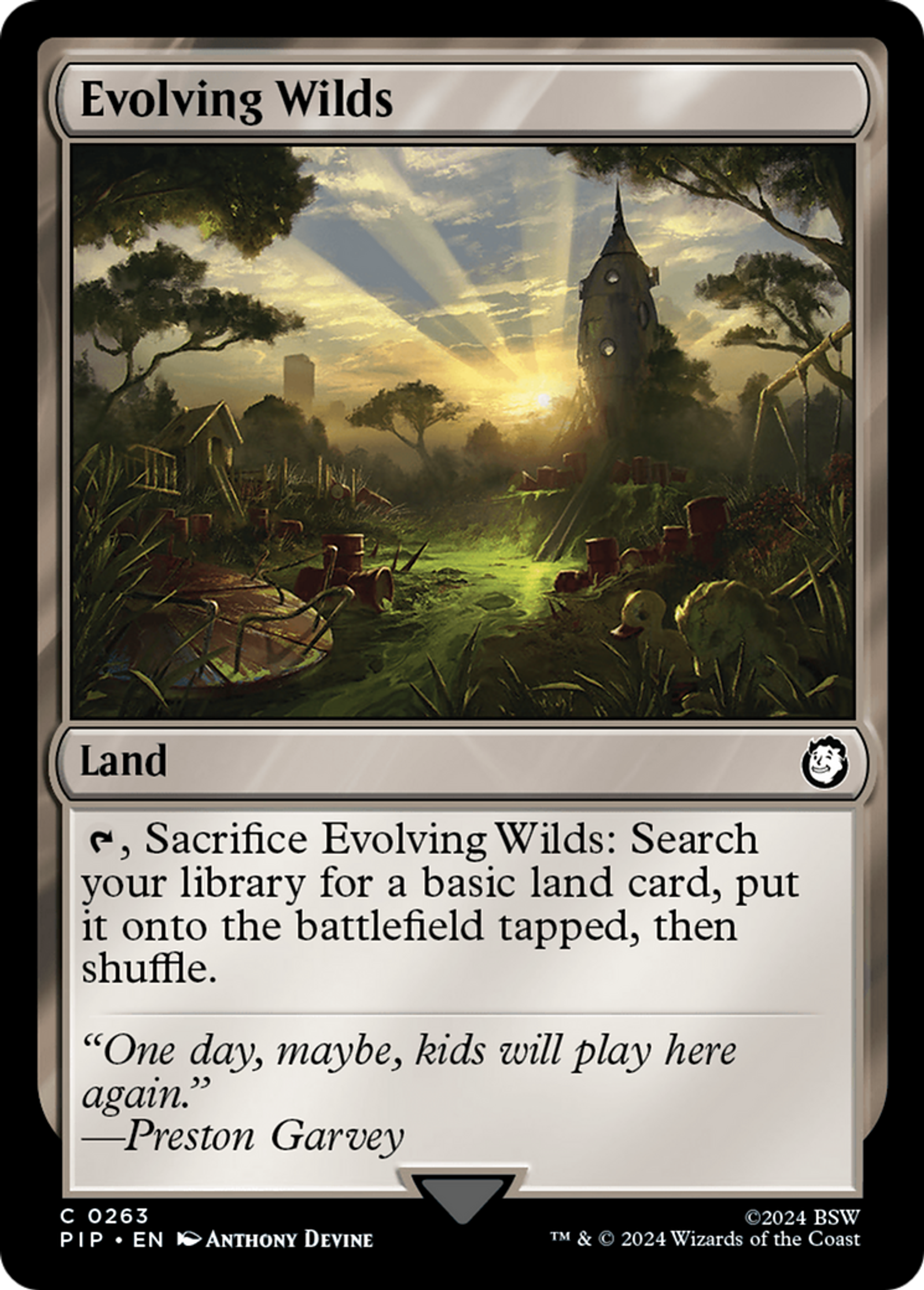 Evolving Wilds — Fallout — Magic: The Gathering