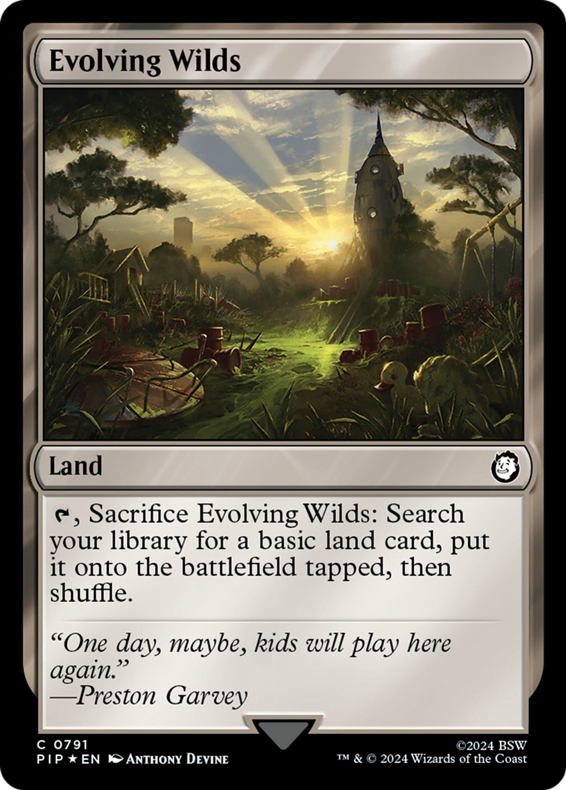 Étendues sauvages en évolution — Fallout — Magic: The Gathering