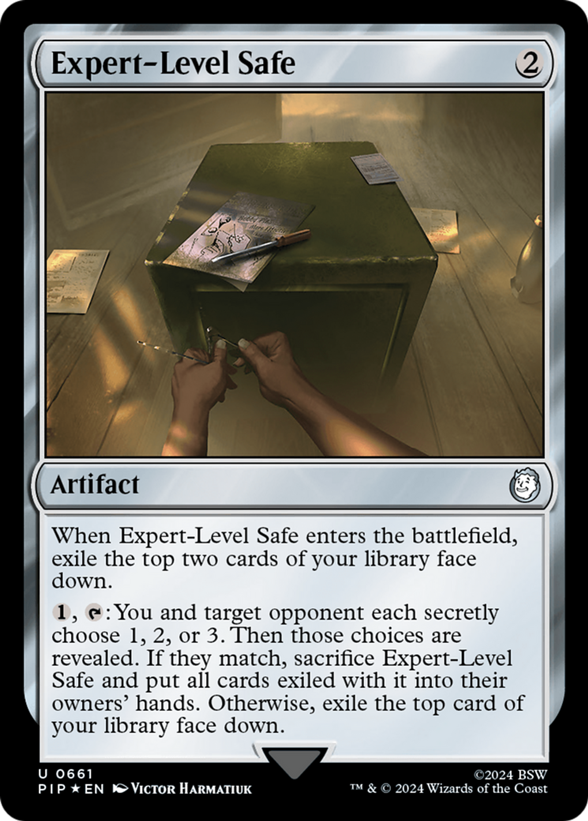 Coffre-fort verrouillé (expert) — Fallout — Magic: The Gathering