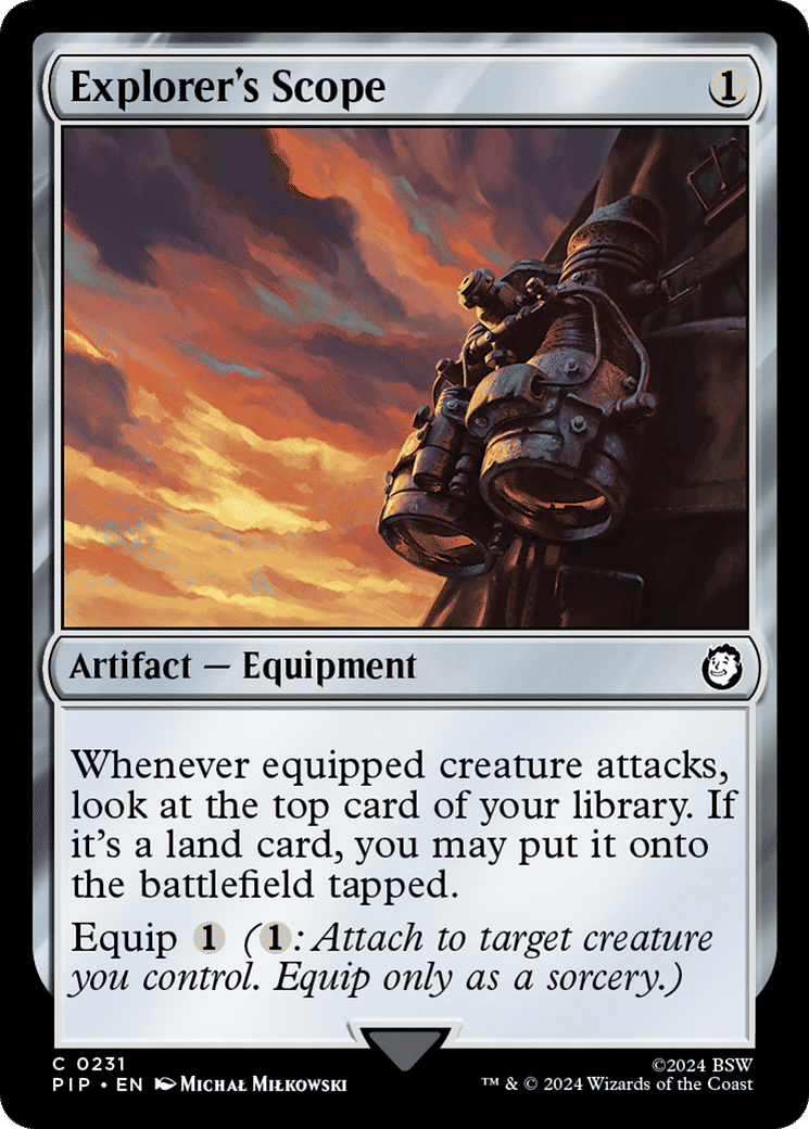 Explorer's Scope — Fallout — Magic: The Gathering