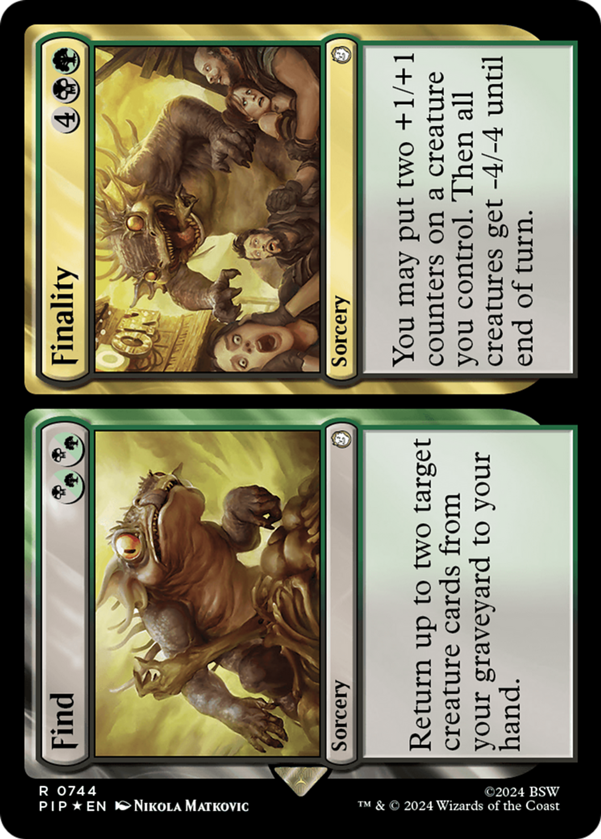 Find // Finality — Fallout — Magic: The Gathering
