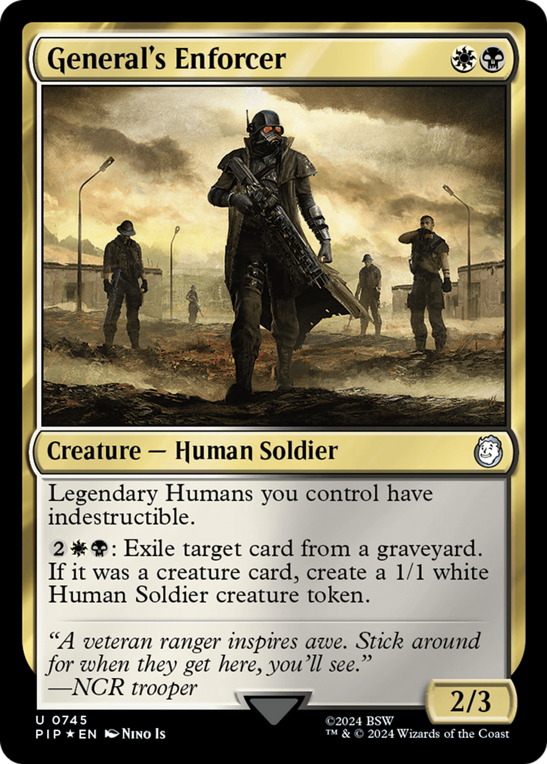 General's Enforcer — Fallout — Magic: The Gathering