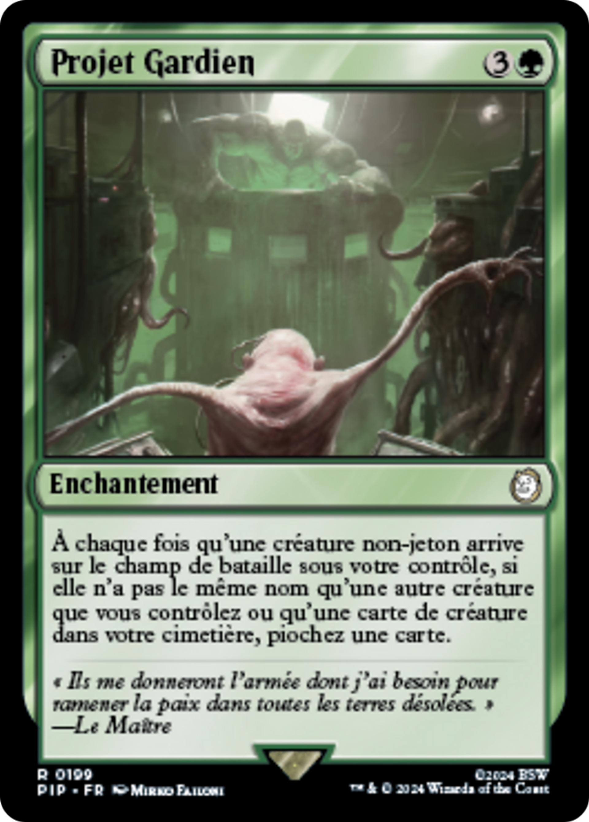 Projet Gardien — Fallout — Magic: The Gathering