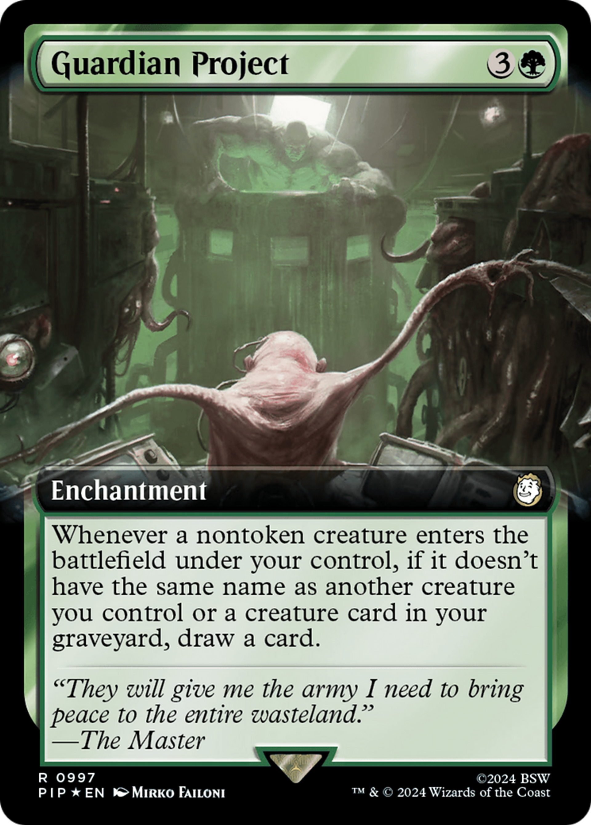 Projet Gardien — Fallout — Magic: The Gathering