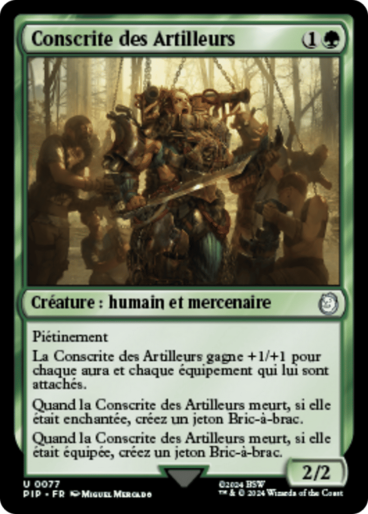 Conscrite des Artilleurs — Fallout — Magic: The Gathering