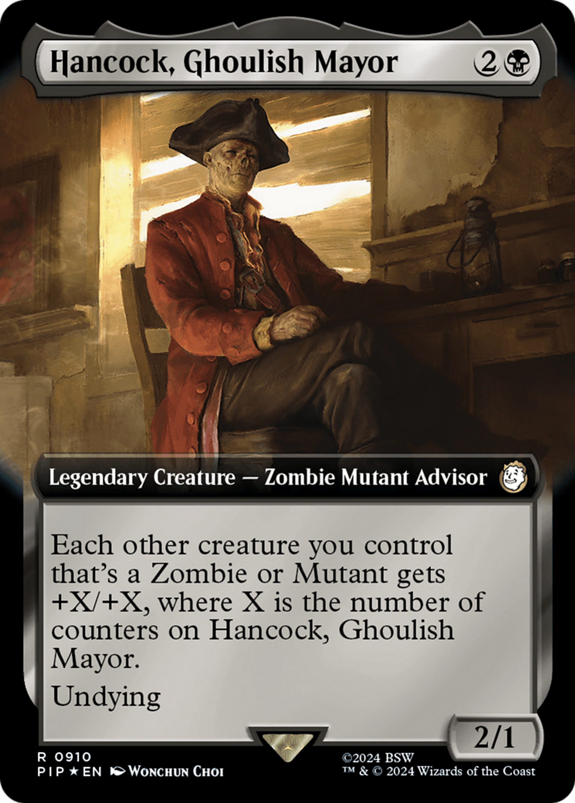 Hancock, Ghoulish Mayor — Fallout — Magic: The Gathering