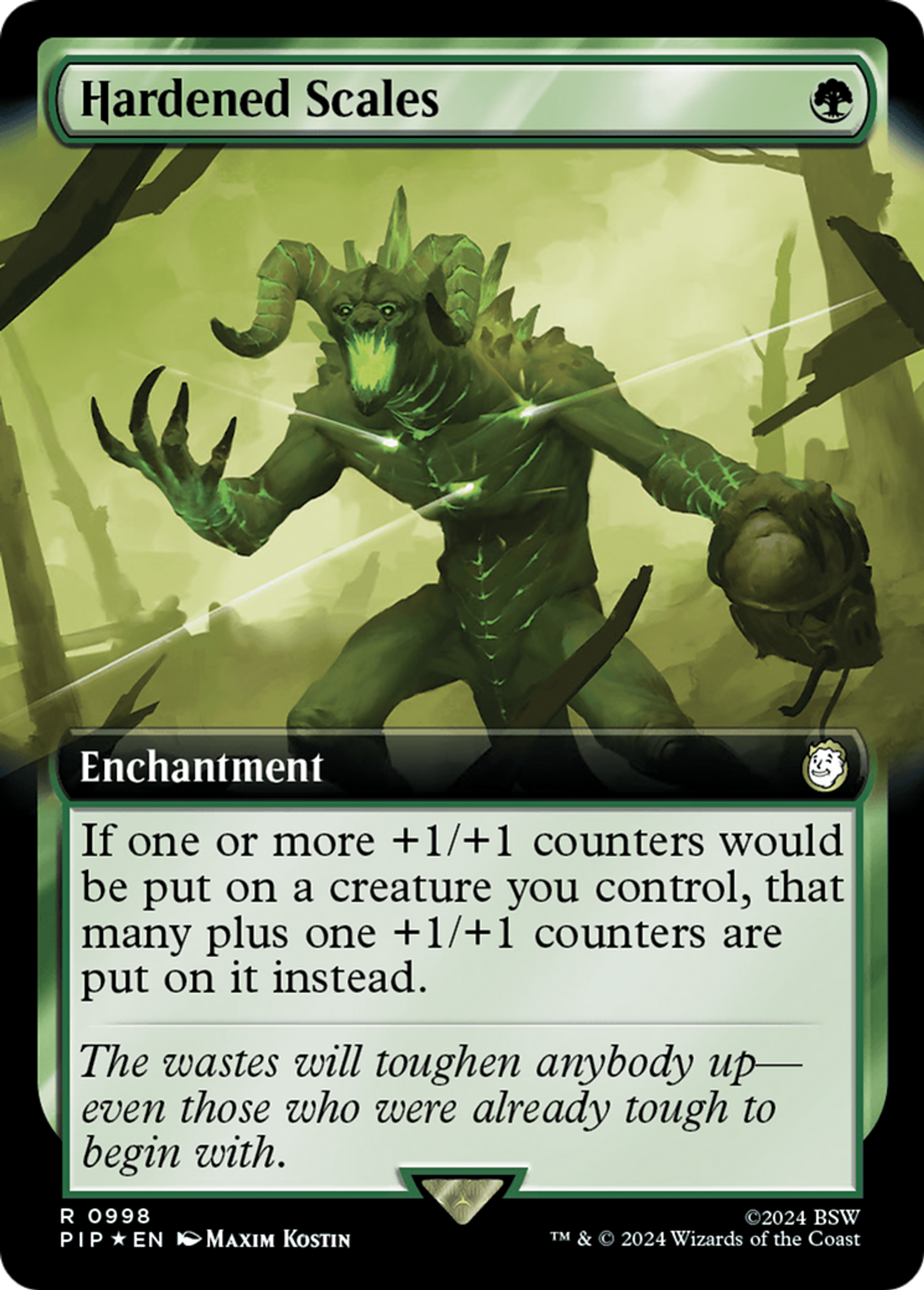 Écailles renforcées — Fallout — Magic: The Gathering
