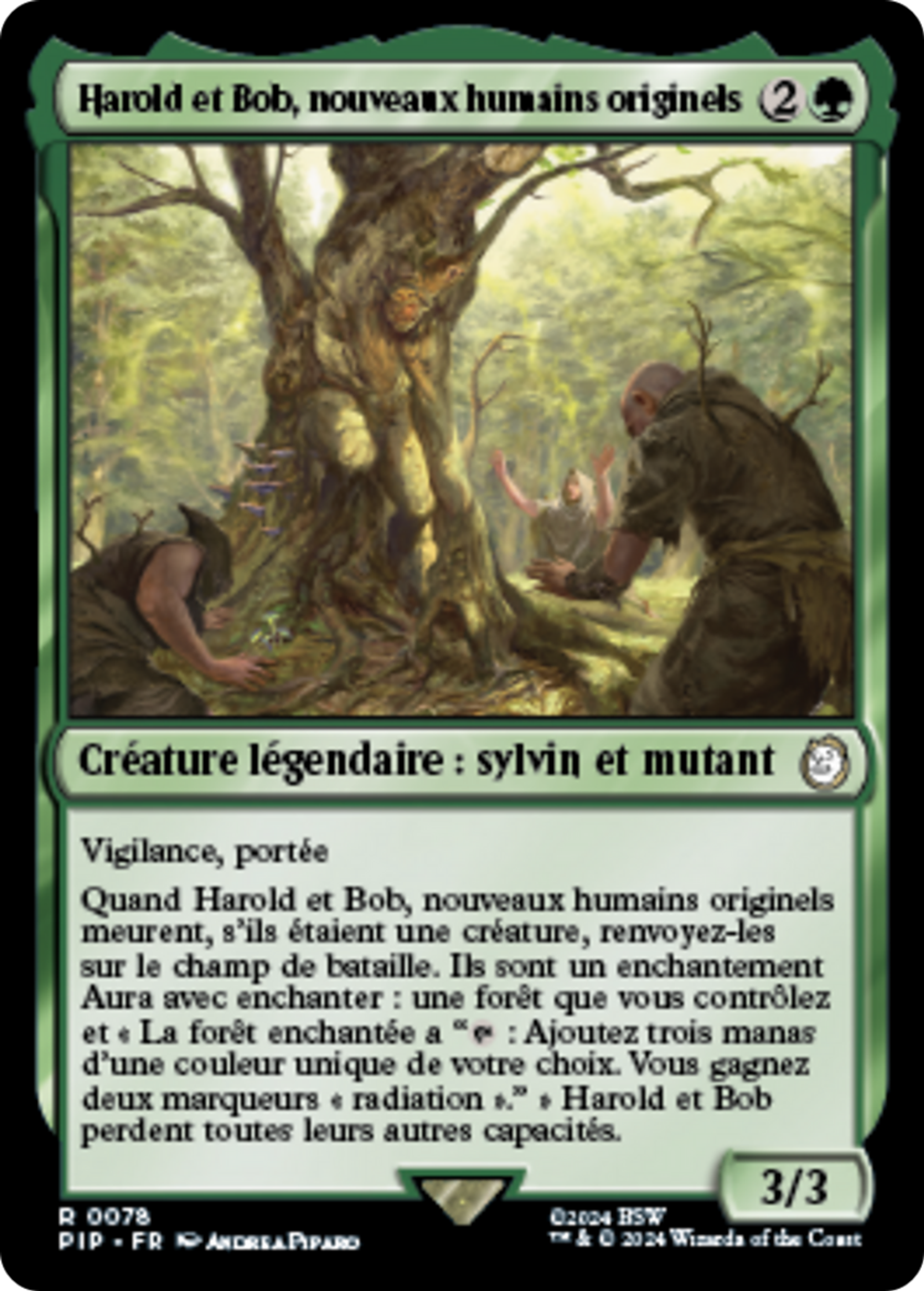 Harold et Bob, nouveaux humains originels — Fallout — Magic: The Gathering