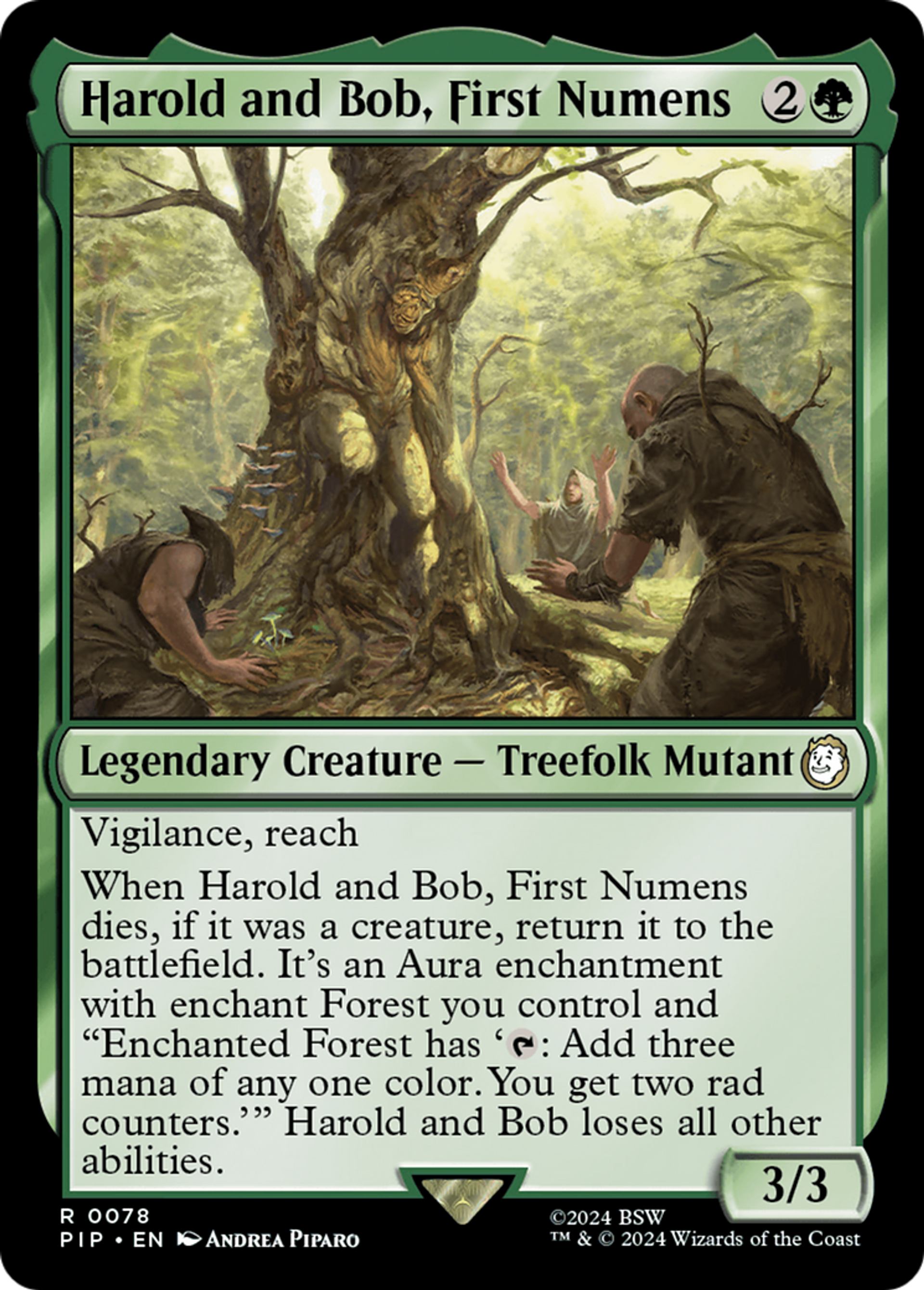 Harold et Bob, nouveaux humains originels — Fallout — Magic: The Gathering