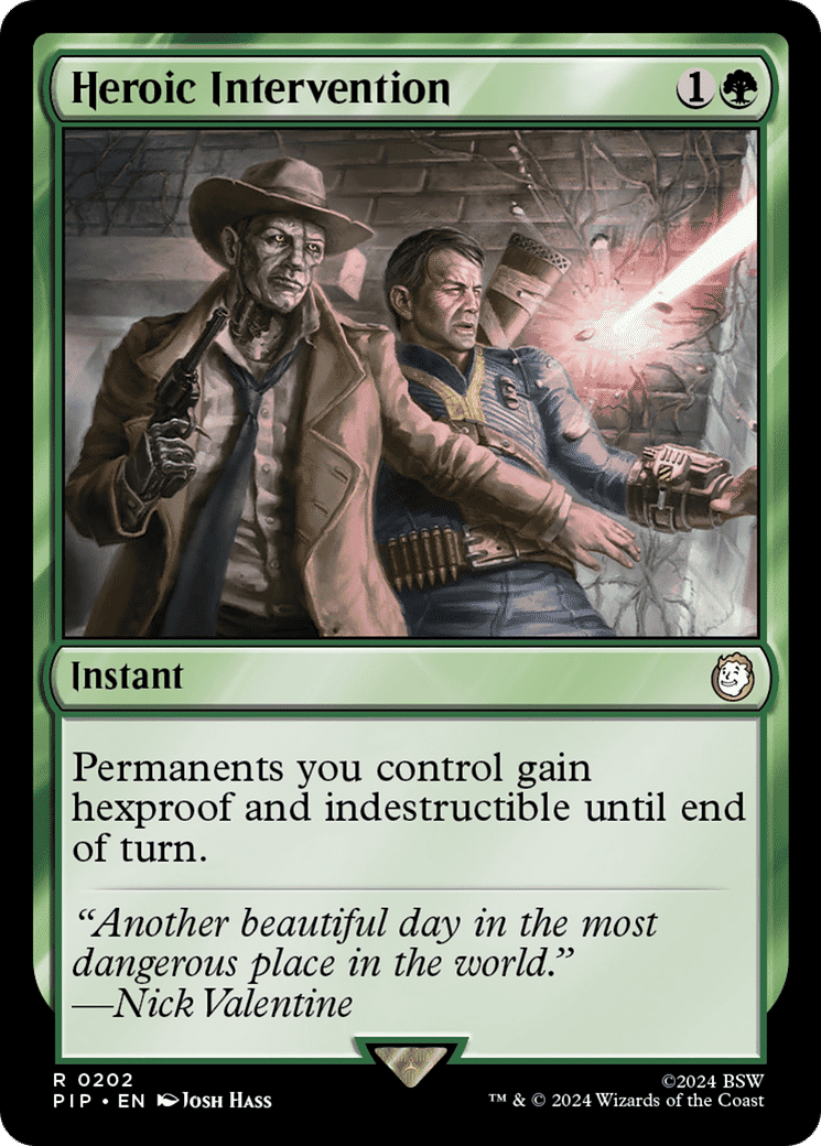 Heroic Intervention — Fallout — Magic: The Gathering