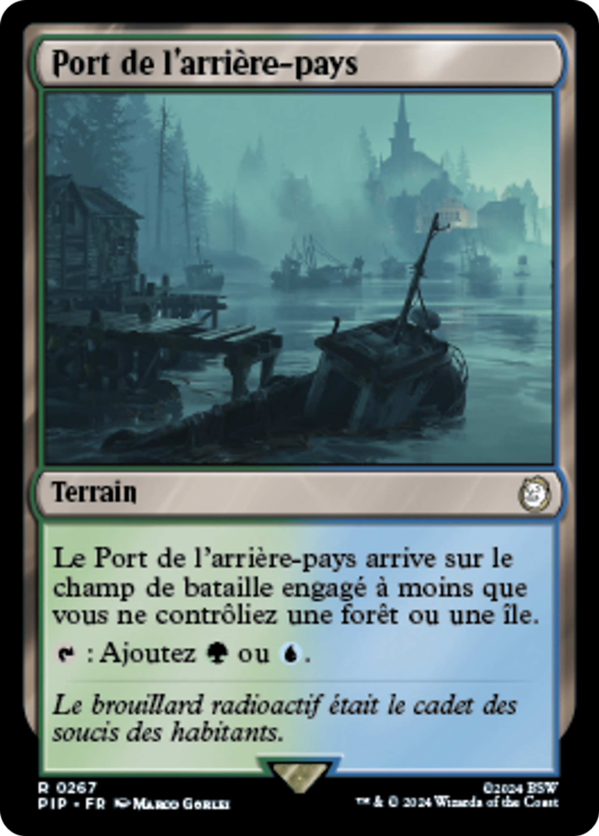 Port de l'arrière-pays — Fallout — Magic: The Gathering
