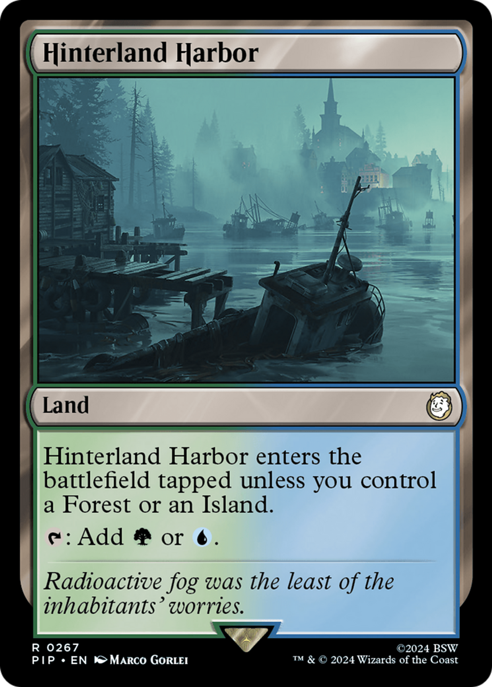 Hinterland Harbor — Fallout — Magic: The Gathering