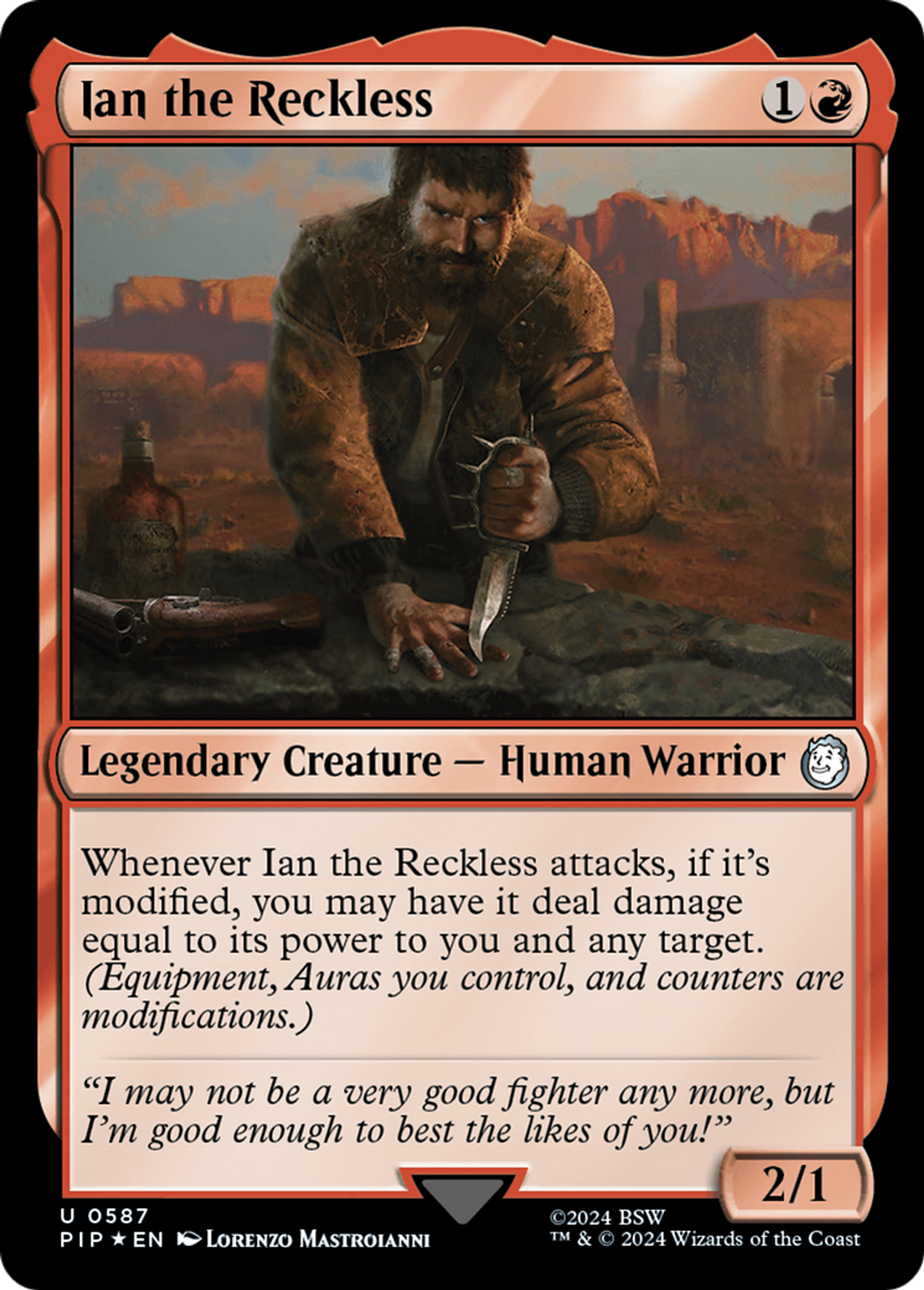 Ian le téméraire — Fallout — Magic: The Gathering