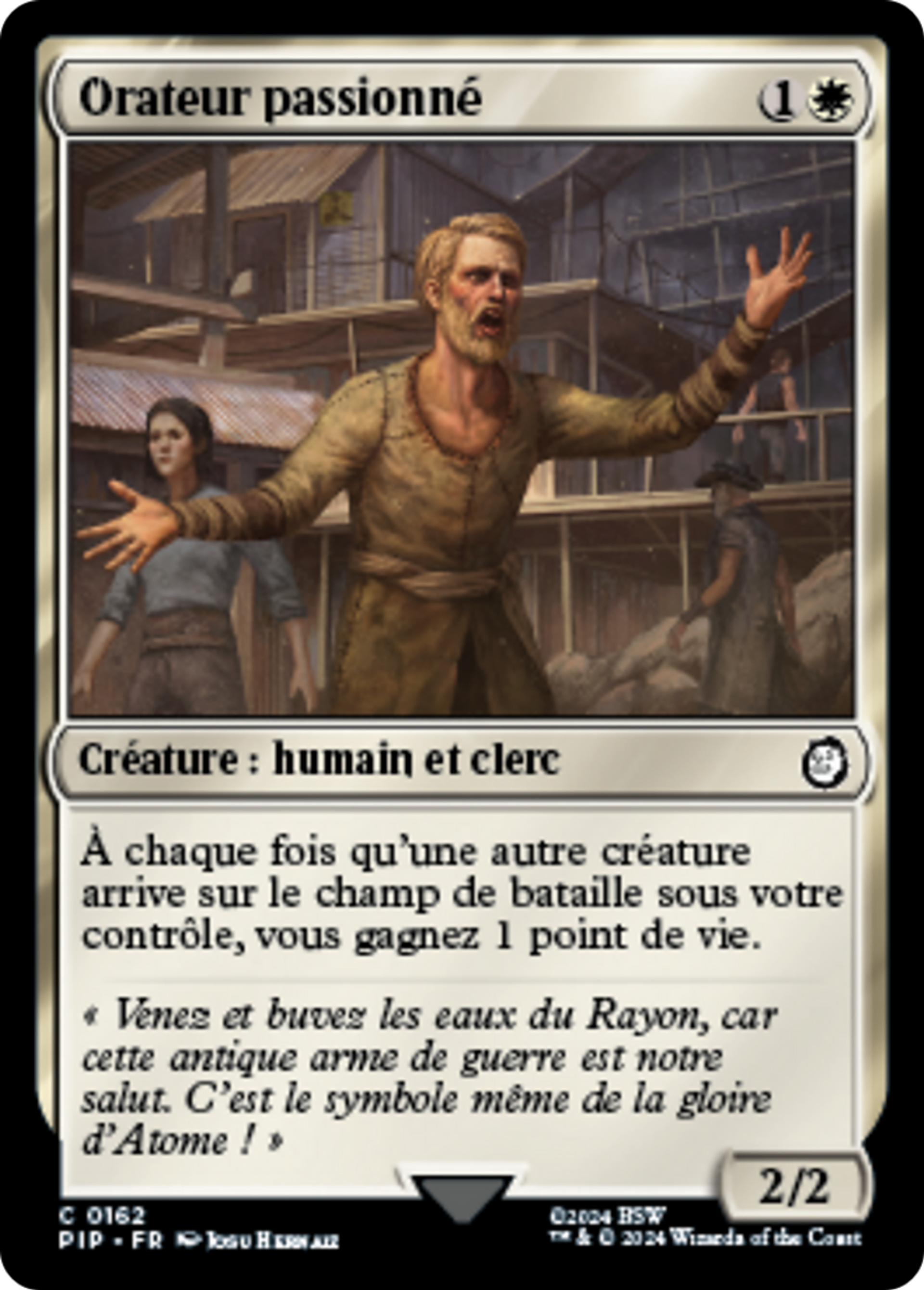Orateur passionné — Fallout — Magic: The Gathering