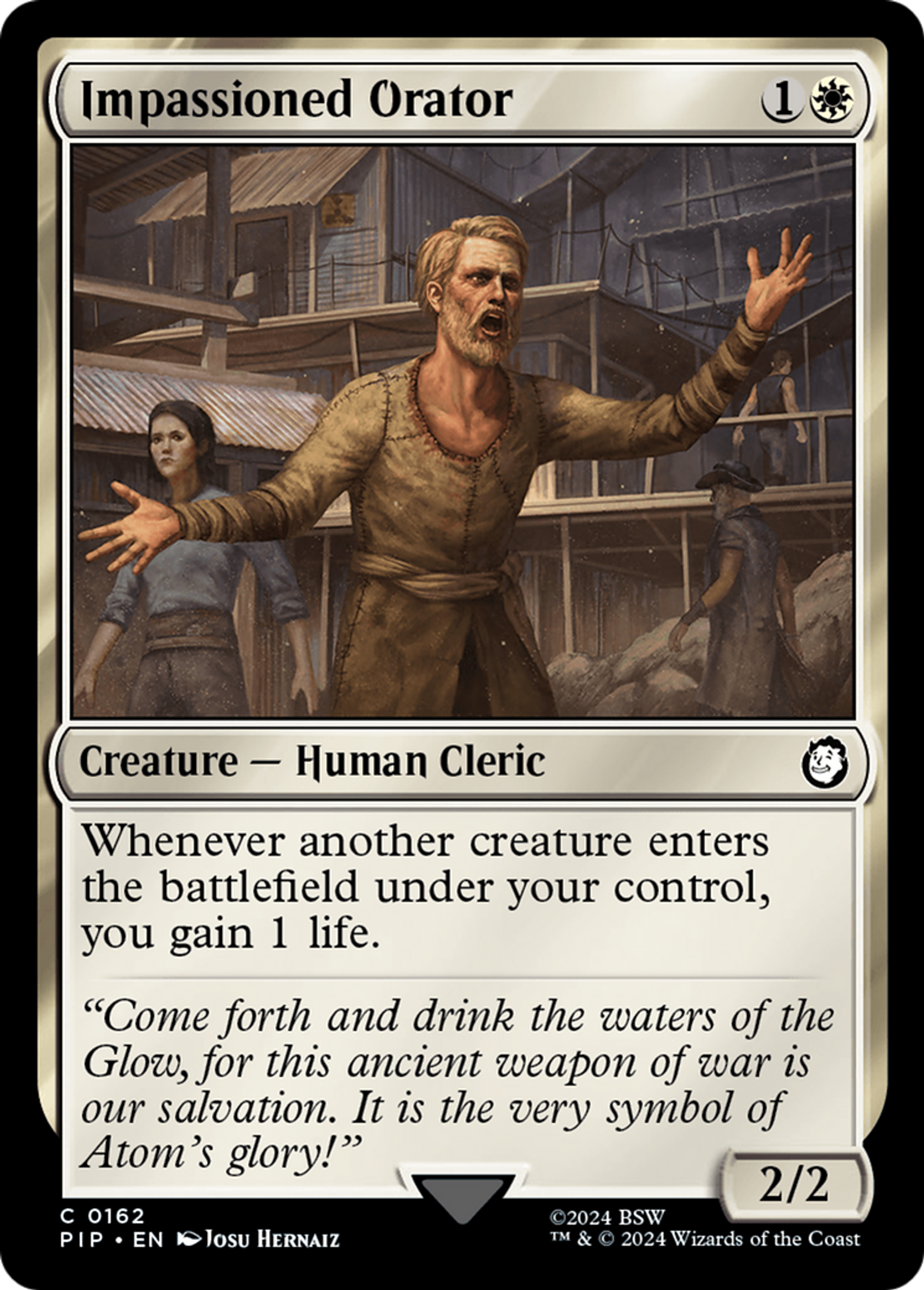 Impassioned Orator — Fallout — Magic: The Gathering