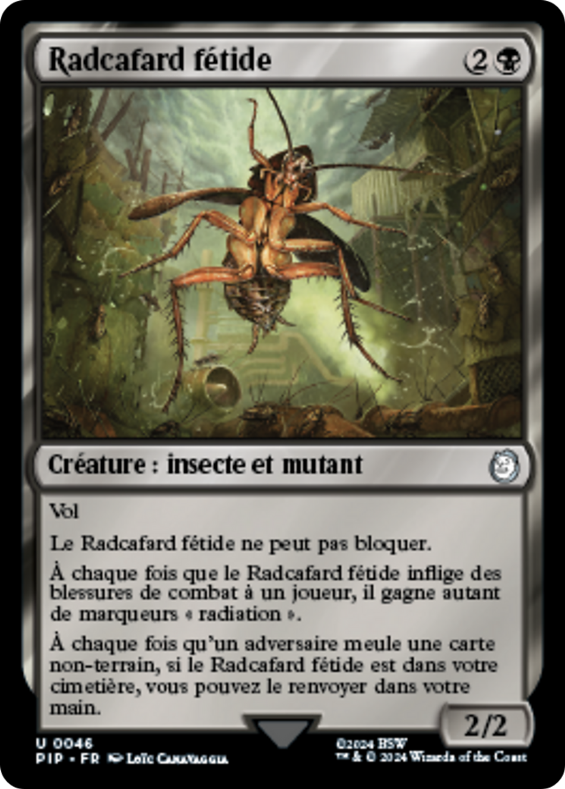 Radcafard fétide — Fallout — Magic: The Gathering