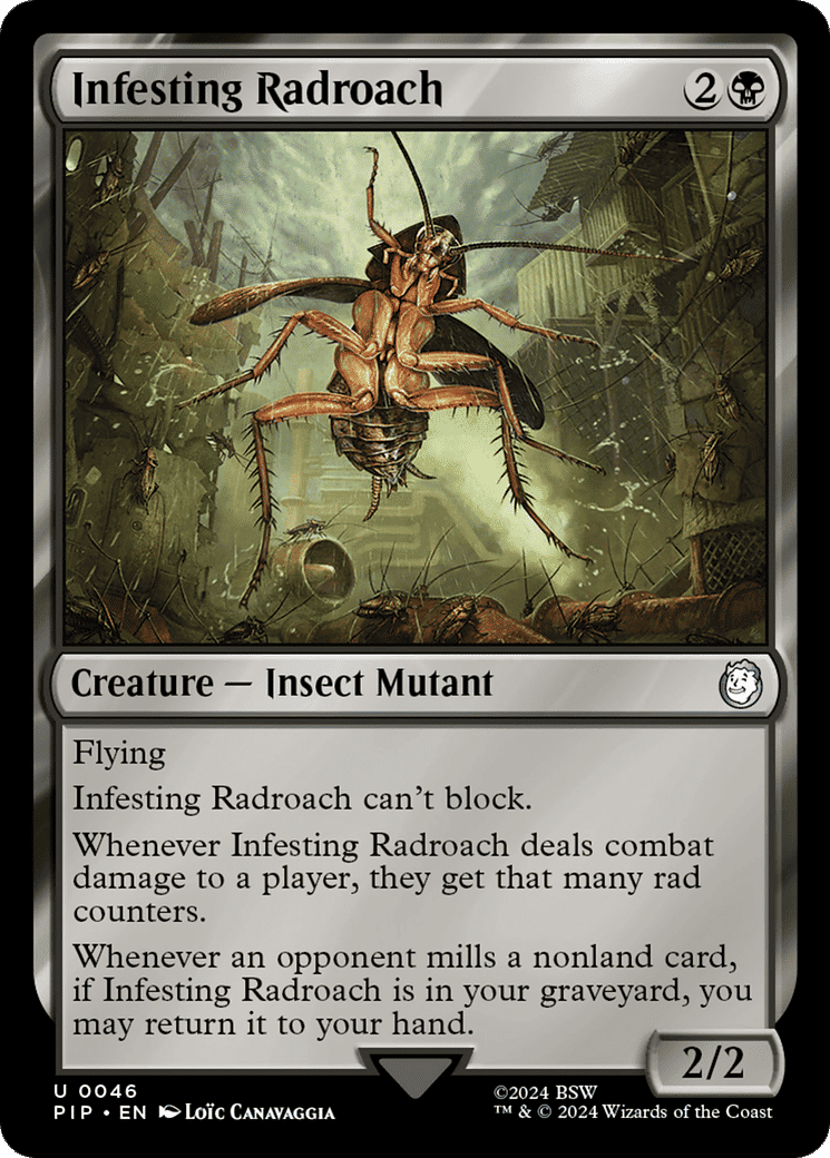 Infesting Radroach — Fallout — Magic: The Gathering