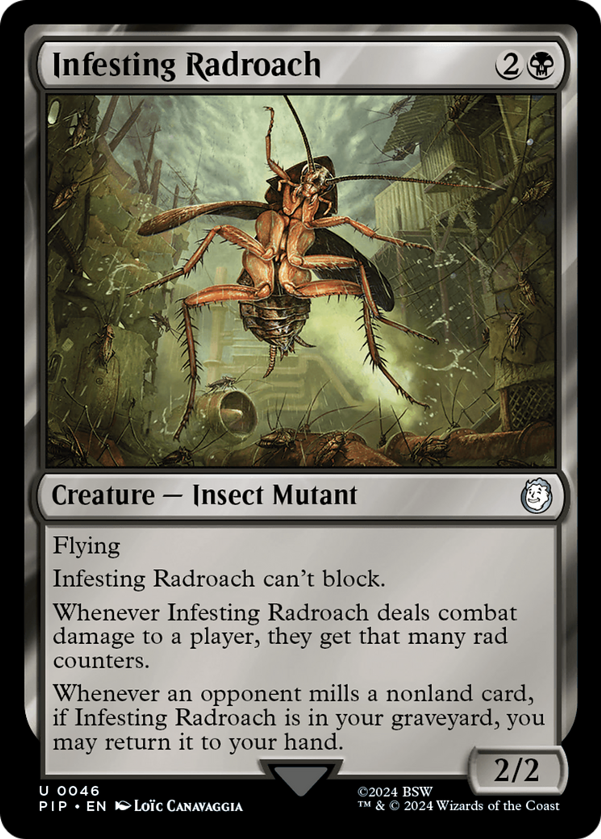 Radcafard fétide — Fallout — Magic: The Gathering